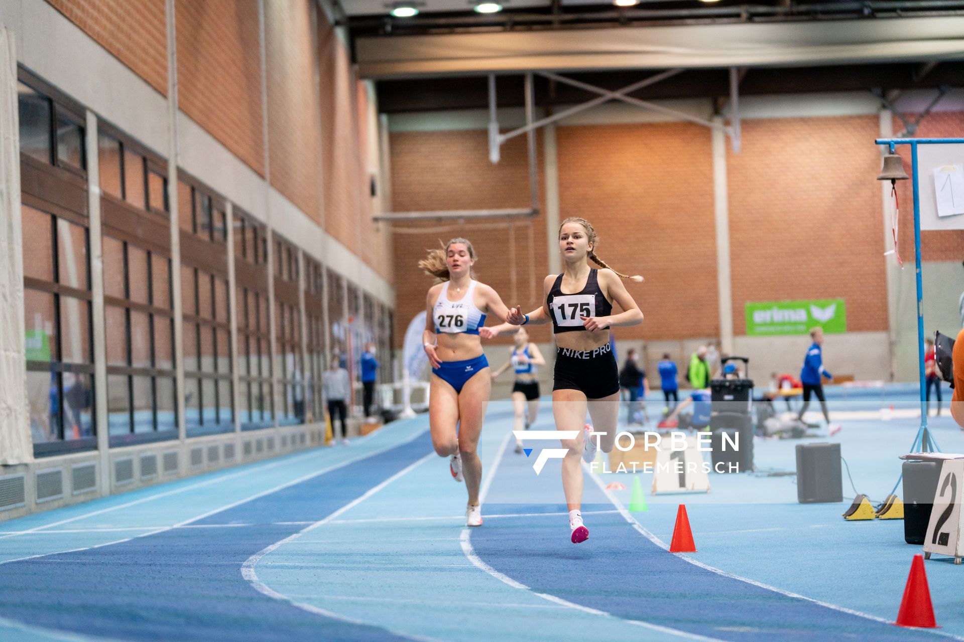 Delphine Drath (TK zu Hannover); Niedersaechsische Hallenmeisterschaften am 22.01.2022 in der Leichtathletikhalle im Sportleistungszentrum Hannover