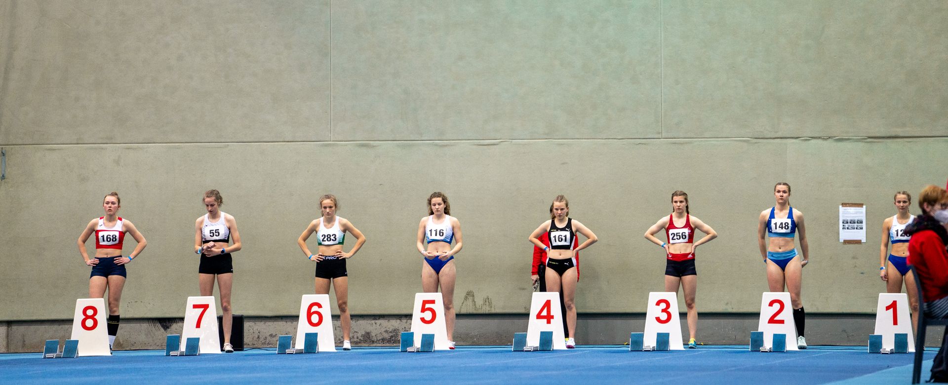 ; Niedersaechsische Hallenmeisterschaften am 22.01.2022 in der Leichtathletikhalle im Sportleistungszentrum Hannover