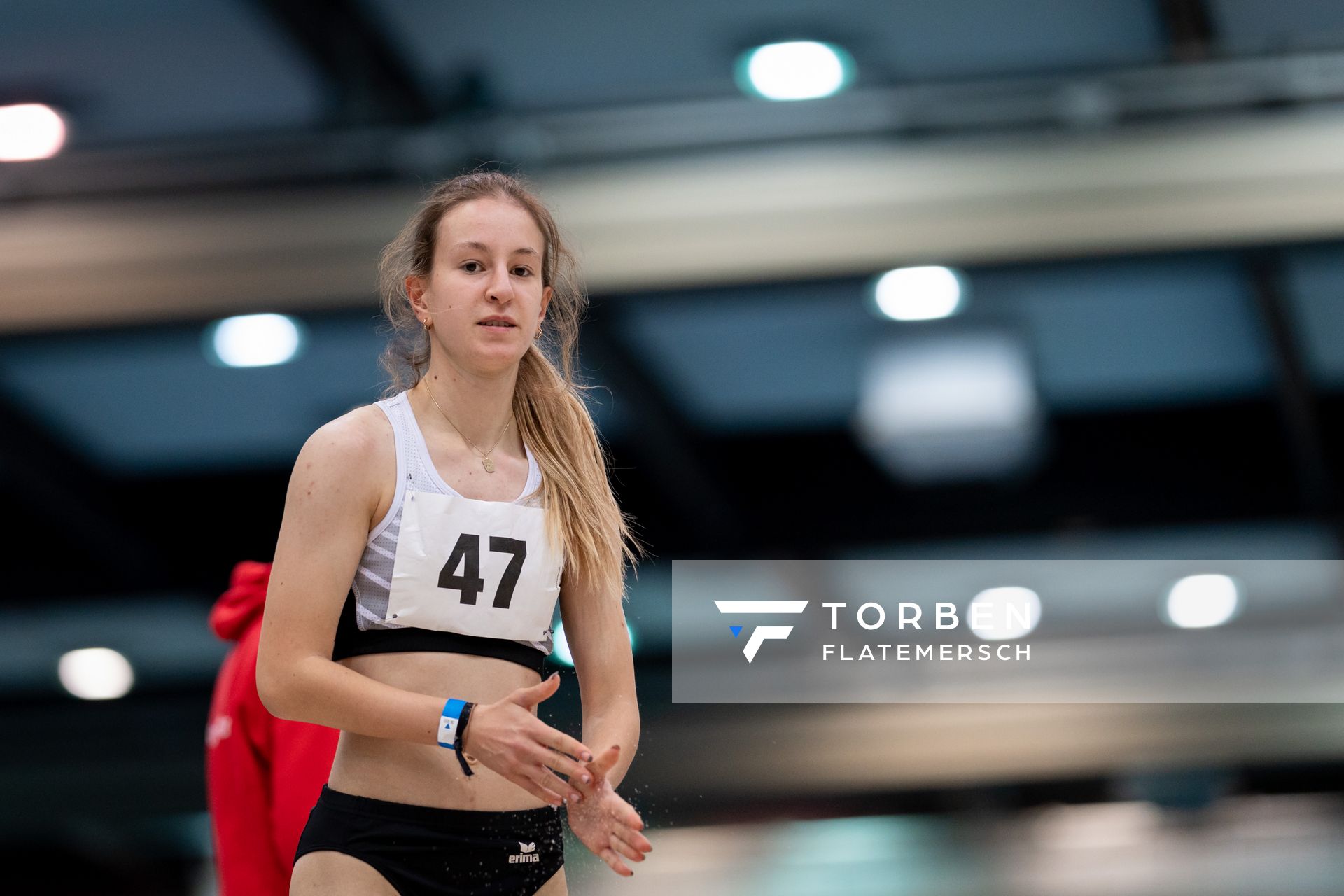 Emily Pischke (Hannover 96); Niedersaechsische Hallenmeisterschaften am 22.01.2022 in der Leichtathletikhalle im Sportleistungszentrum Hannover