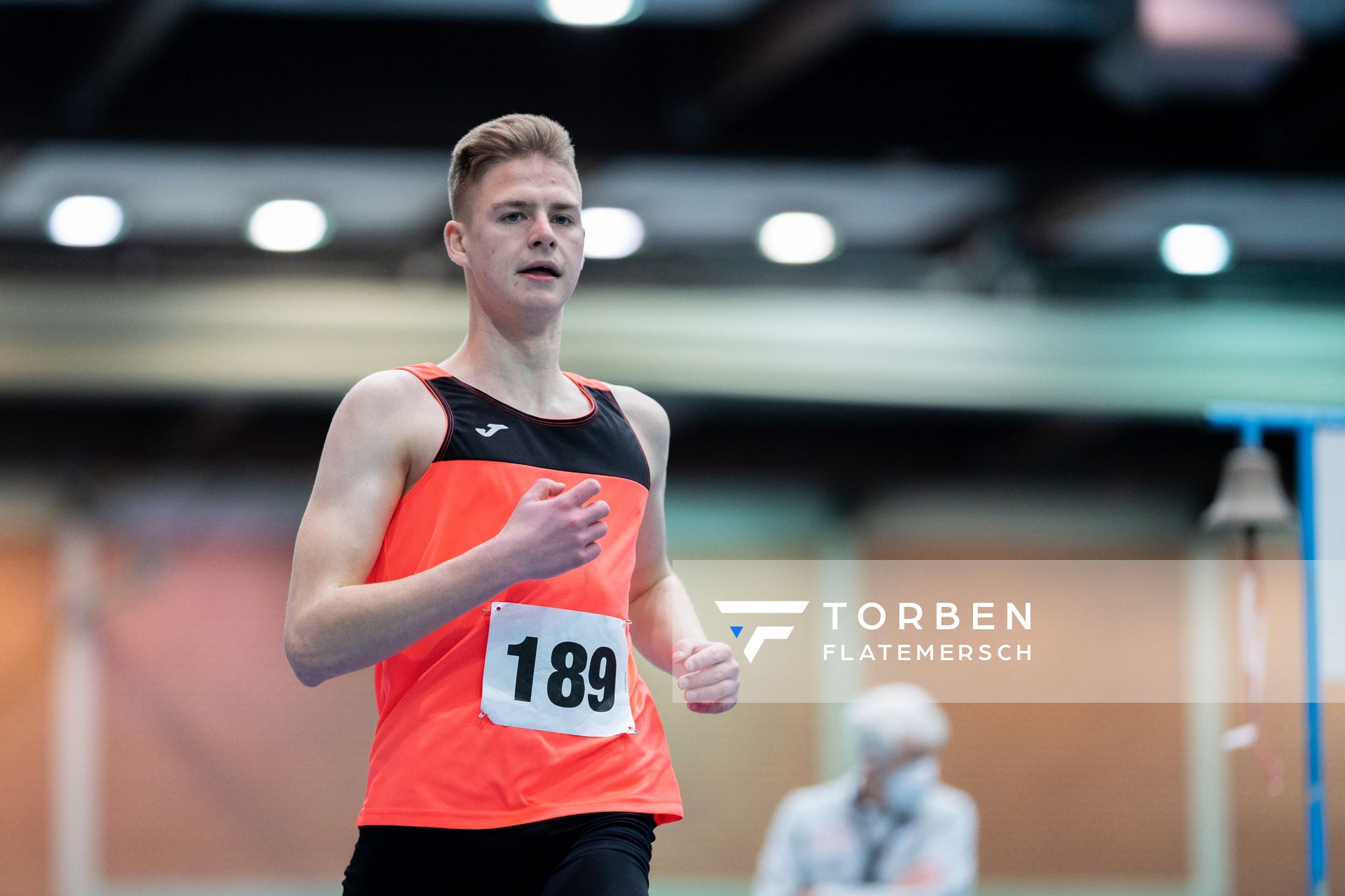 Aaron Purschwitz (TSV Asendorf); Niedersaechsische Hallenmeisterschaften am 23.01.2022 in der Leichtathletikhalle im Sportleistungszentrum Hannover