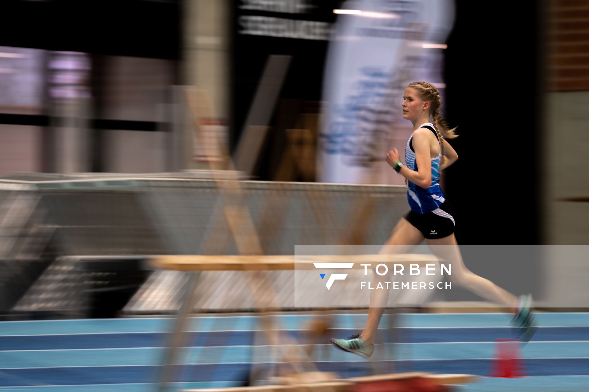 Annika Klezath (OTB Osnabrueck); Niedersaechsische Hallenmeisterschaften am 23.01.2022 in der Leichtathletikhalle im Sportleistungszentrum Hannover