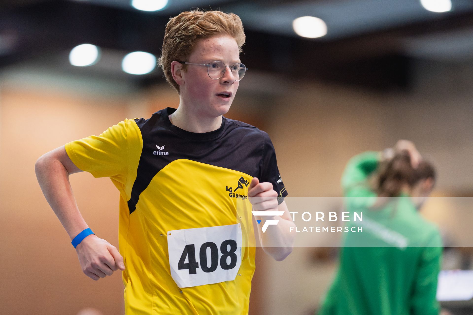 Benno Hogh-Holub (LG Goettingen) bei den niedersaechsischen Hallenmeisterschaften am 06.02.2022 in der Leichtathletikhalle im Sportleistungszentrum Hannover