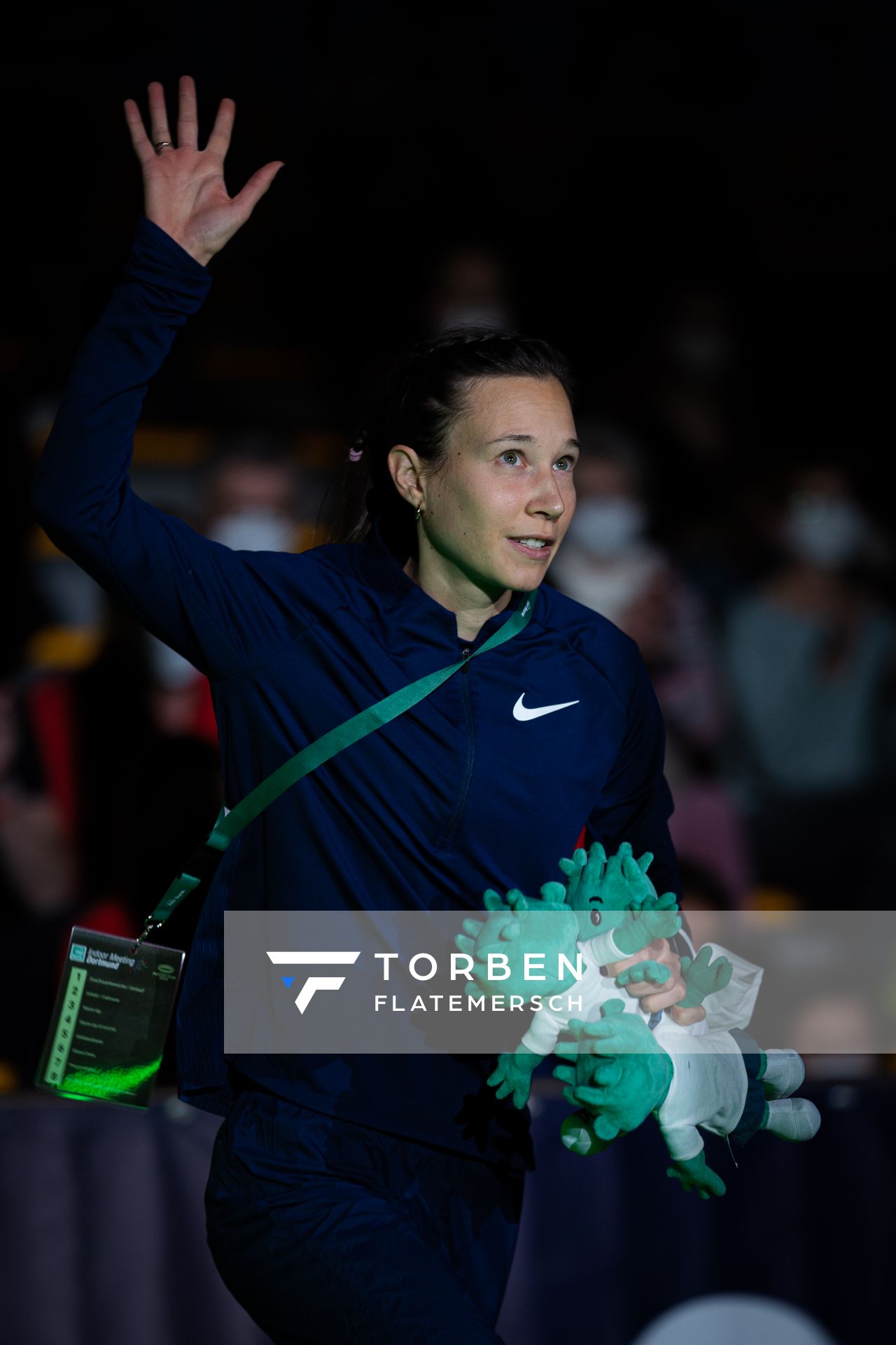 Hanna Klein (LAV Stadtwerke Tuebingen) am 12.02.2022 beim PSD Bank Indoor Meeting in der Helmut-Körnig-Halle in Dortmund