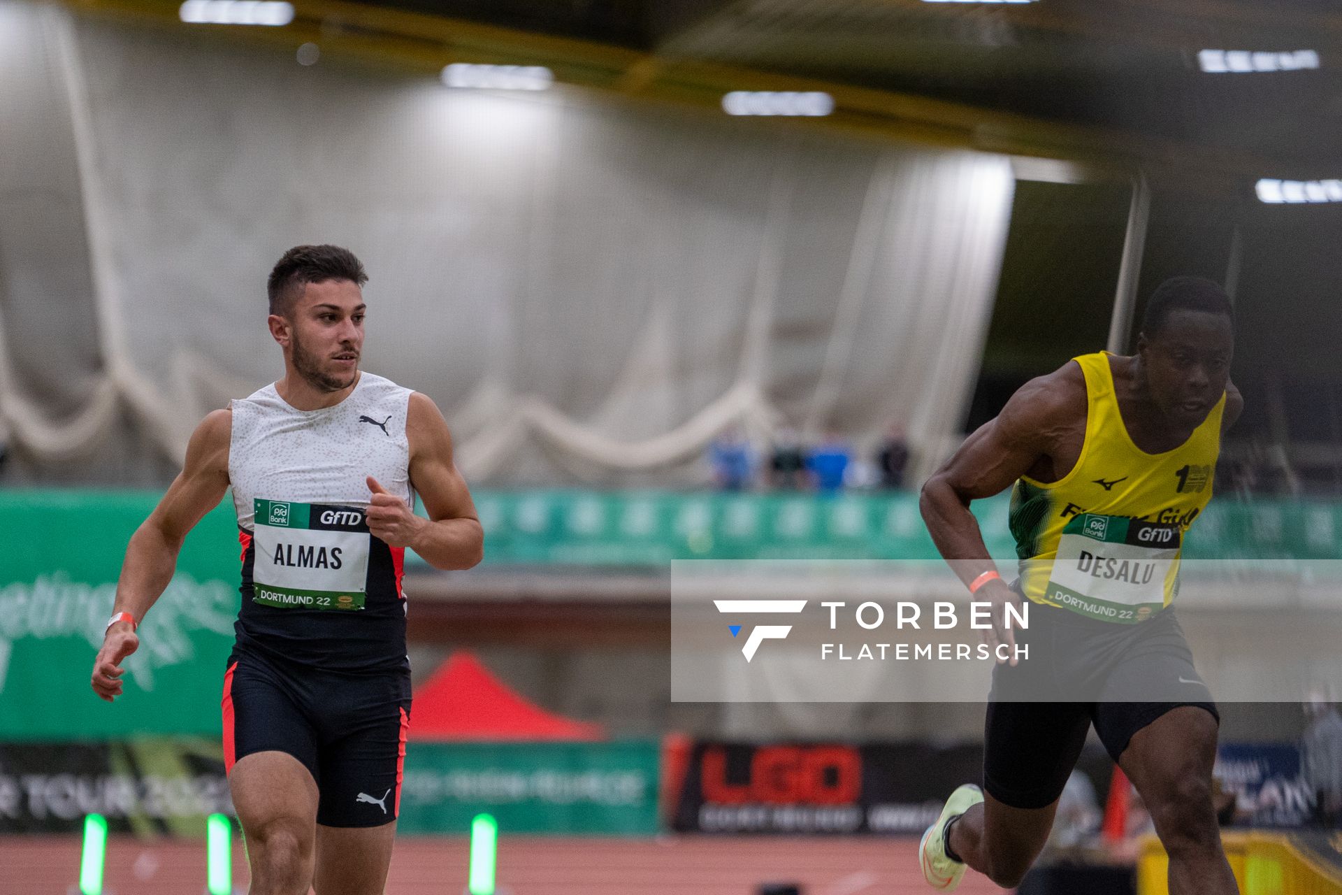 Deniz Almas (VfL Wolfsburg) am 12.02.2022 beim PSD Bank Indoor Meeting in der Helmut-Körnig-Halle in Dortmund