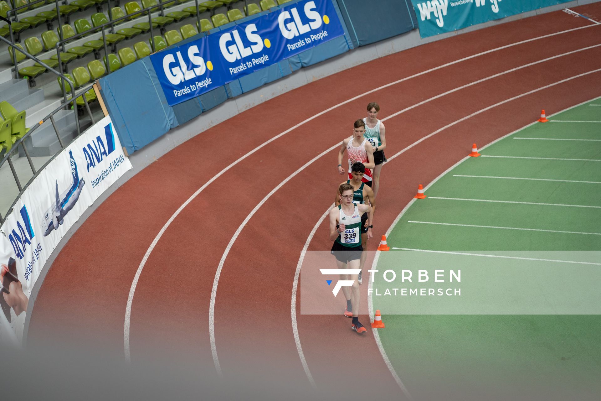 Arvid Kockel (SV Halle) am 19.02.2022 waehrend der Deutsche Jugend-Hallenmeisterschaften U20 im Glaspalast in Sindelfingen