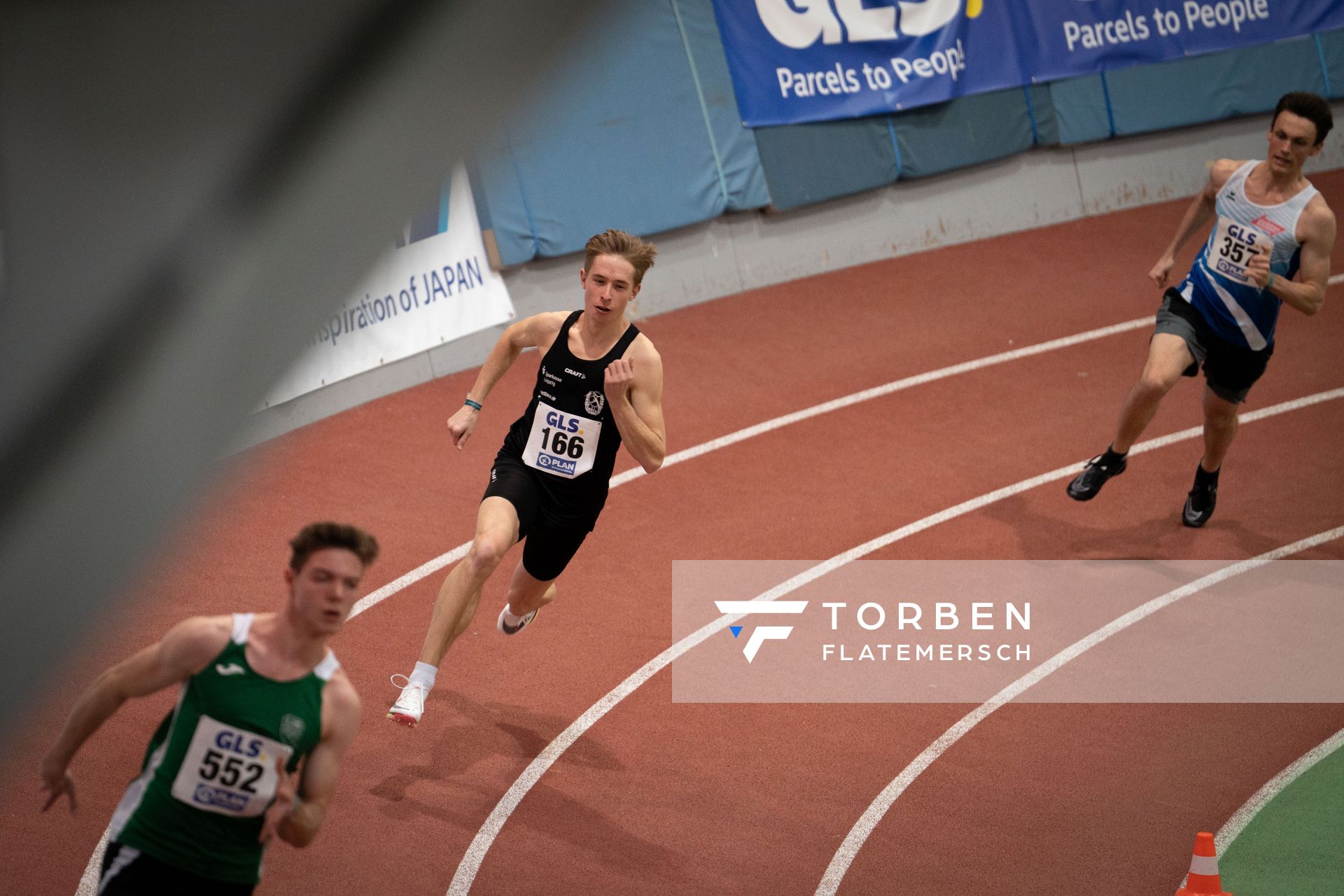 Louis Fuchs (SC DHfK Leipzig e.V.) am 19.02.2022 waehrend der Deutsche Jugend-Hallenmeisterschaften U20 im Glaspalast in Sindelfingen