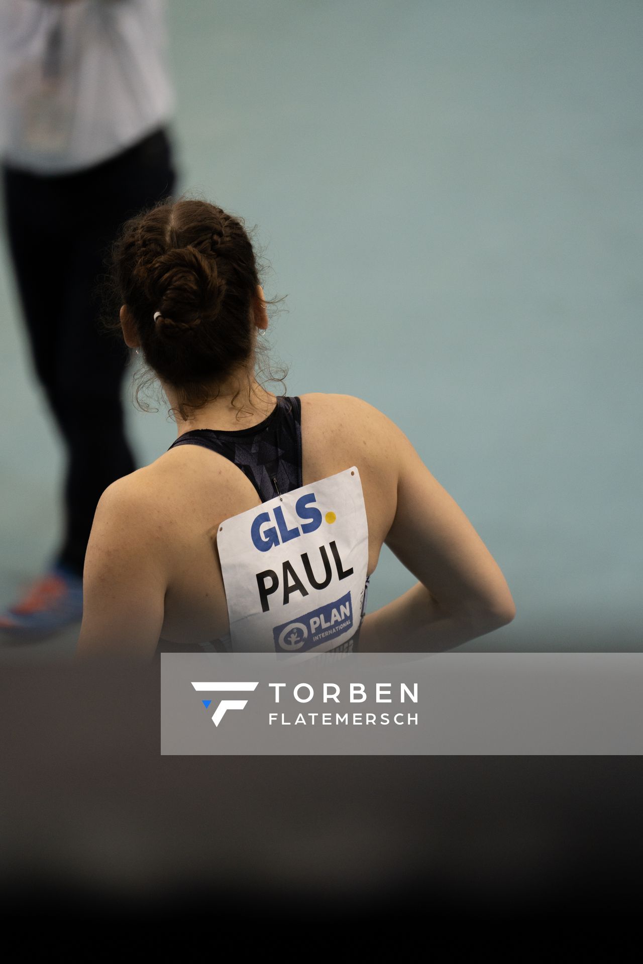 Johanna Paul (Hannover 96) am 26.02.2022 waehrend der Deutschen Leichtathletik-Hallenmeisterschaften (Tag 1) in der Quarterback Immobilien Arena in Leipzig