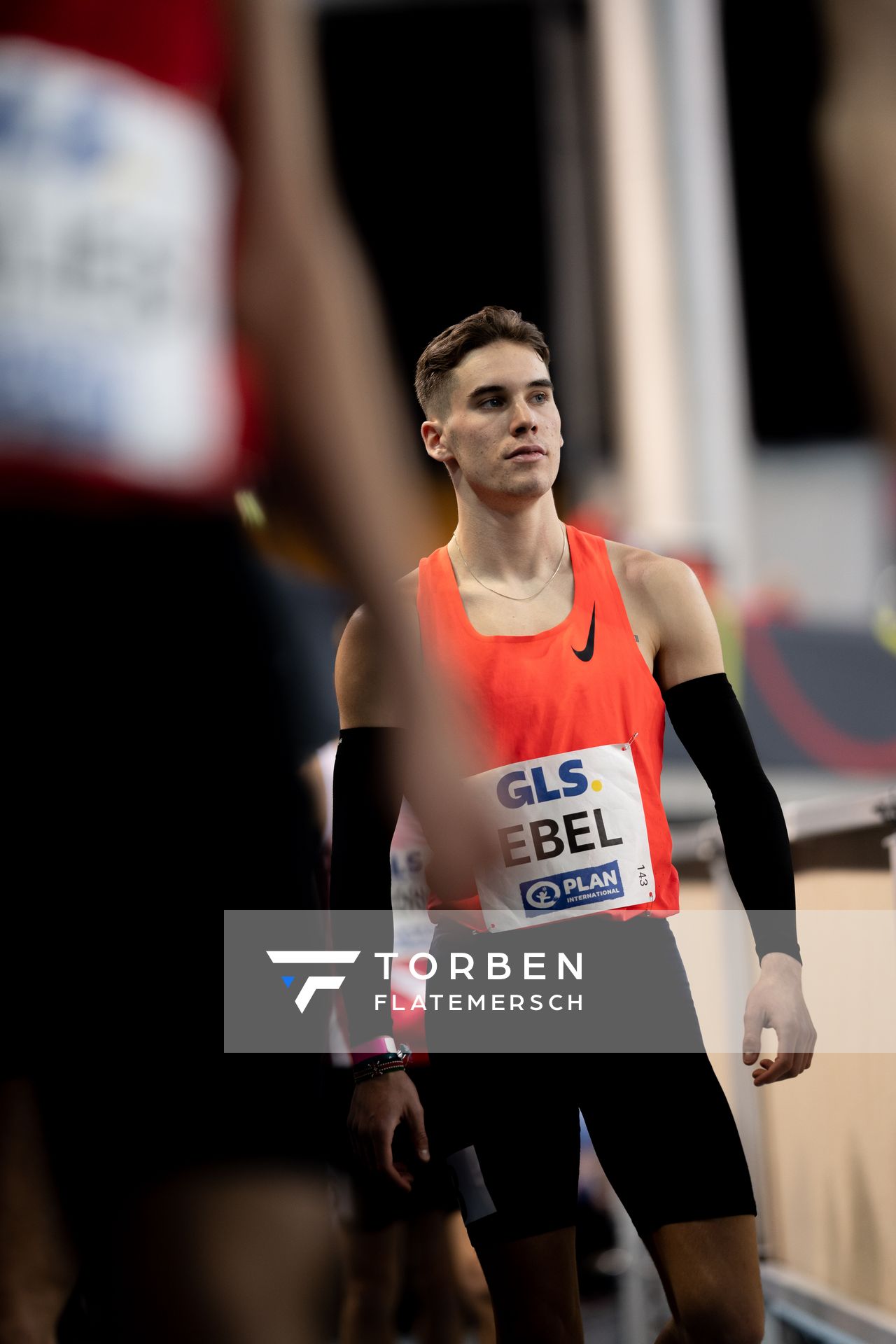 Felix Ebel (Emder Laufgemeinschaft) am 27.02.2022 waehrend der Deutschen Leichtathletik-Hallenmeisterschaften (Tag 2) in der Quarterback Immobilien Arena in Leipzig