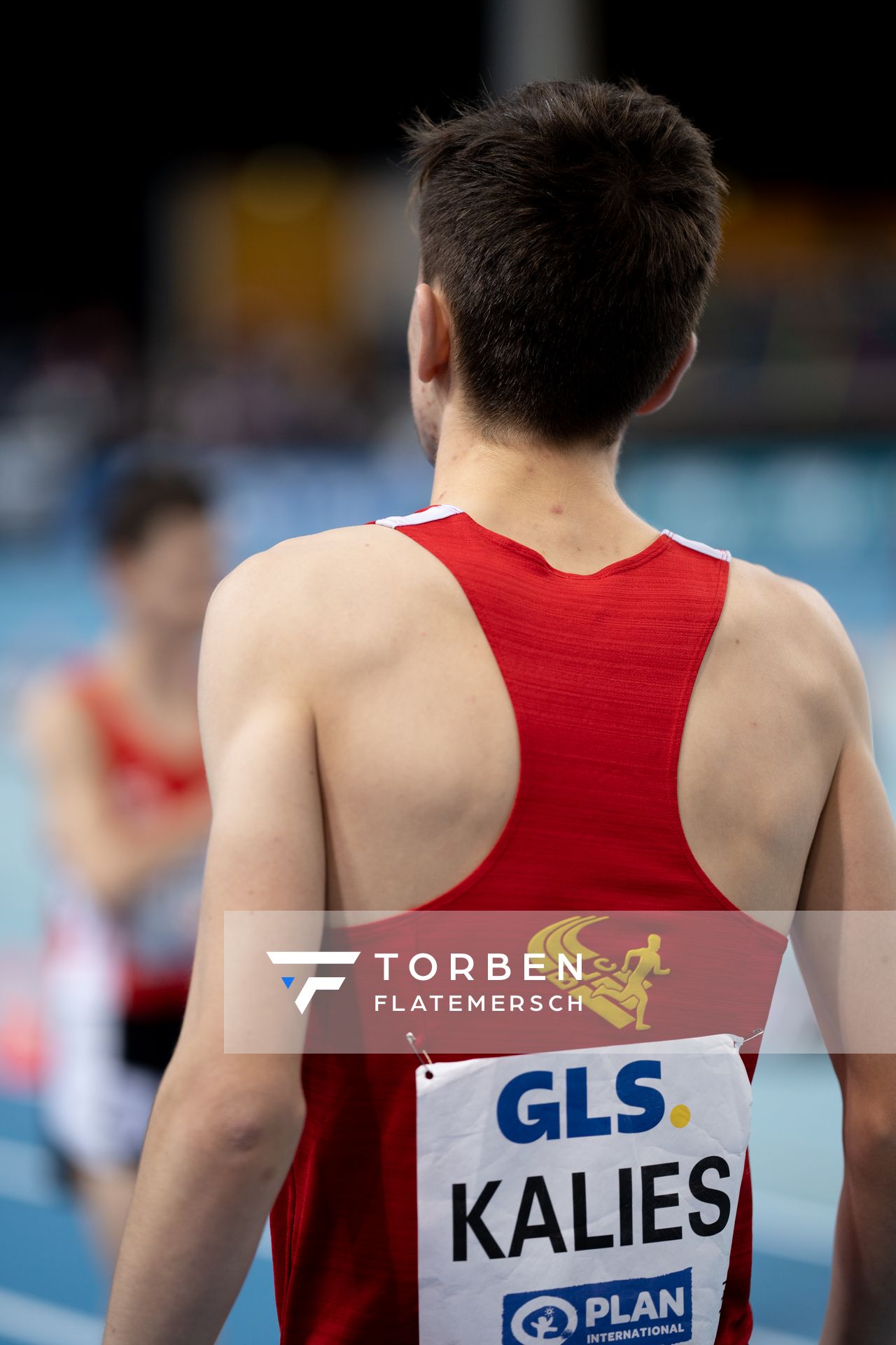 Tim Kalies (Braunschweiger Laufclub) am 27.02.2022 waehrend der Deutschen Leichtathletik-Hallenmeisterschaften (Tag 2) in der Quarterback Immobilien Arena in Leipzig