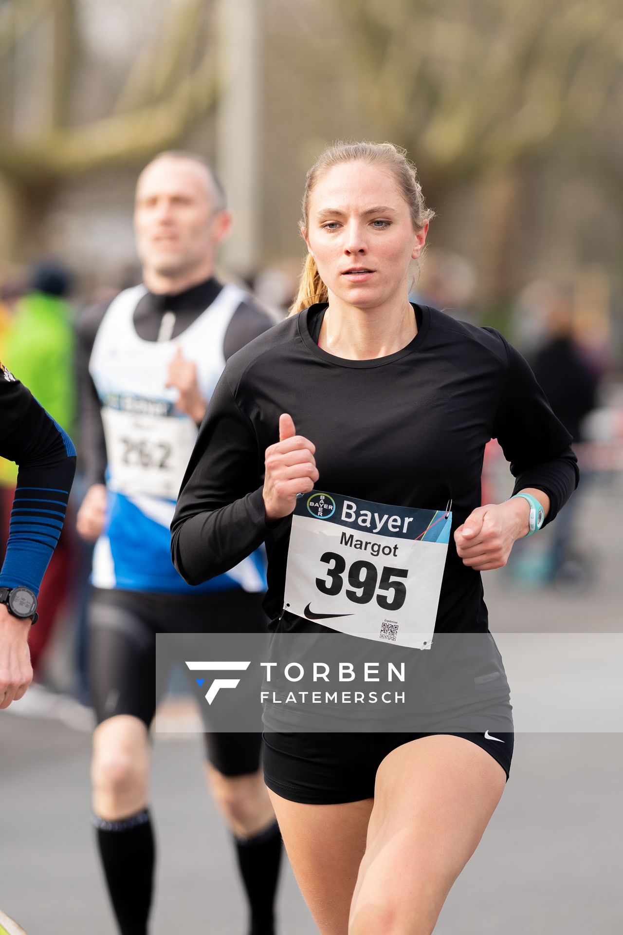 Margot Wyrwoll (LG Brillux Muenster) ueber 5km am 06.03.2022 beim Rund um das Bayer-Kreuz in Leverkusen