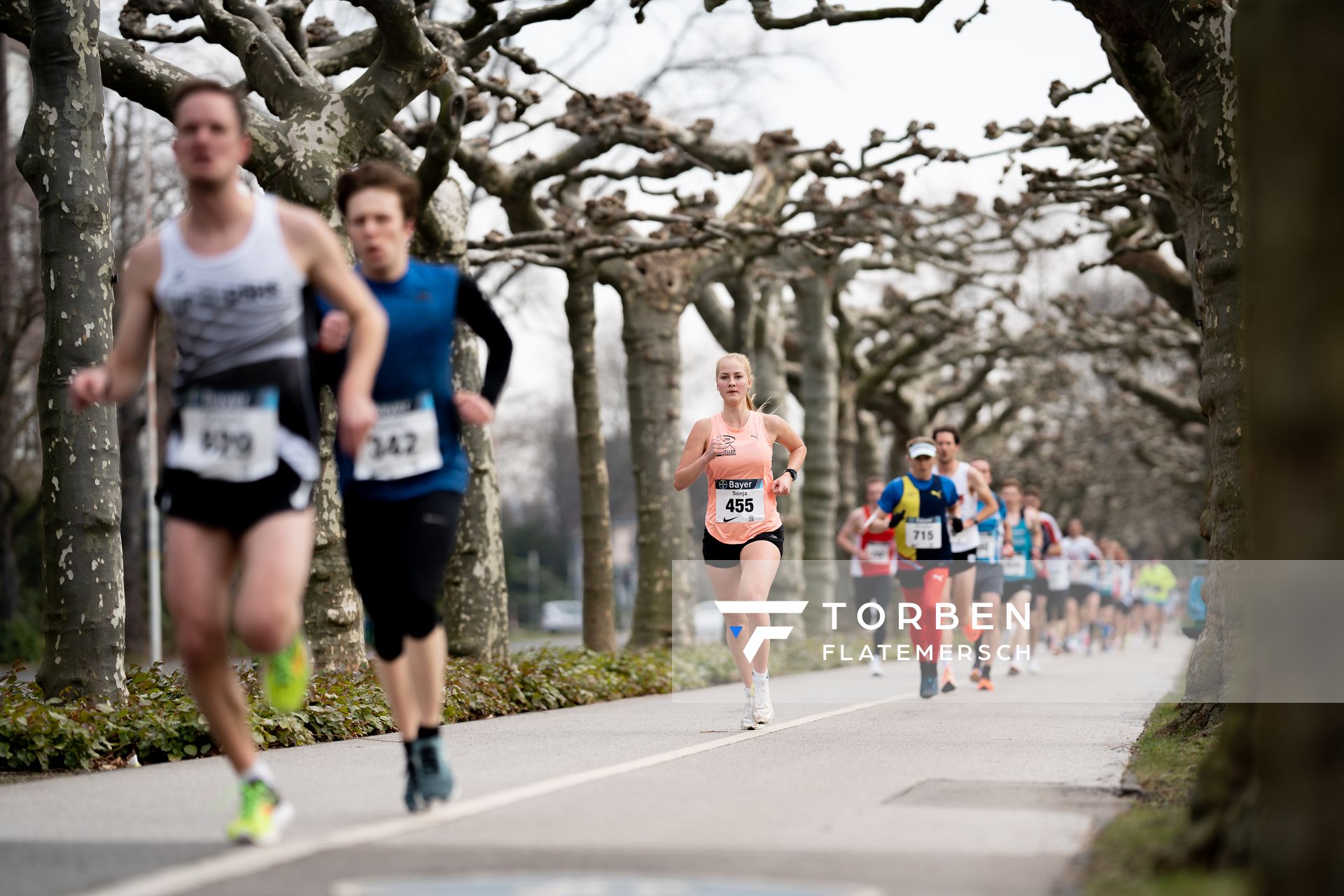 Sonja Vernikov (LAZ Puma Rhein-Sieg) am 06.03.2022 beim „Rund um das Bayer-Kreuz“ in Leverkusen