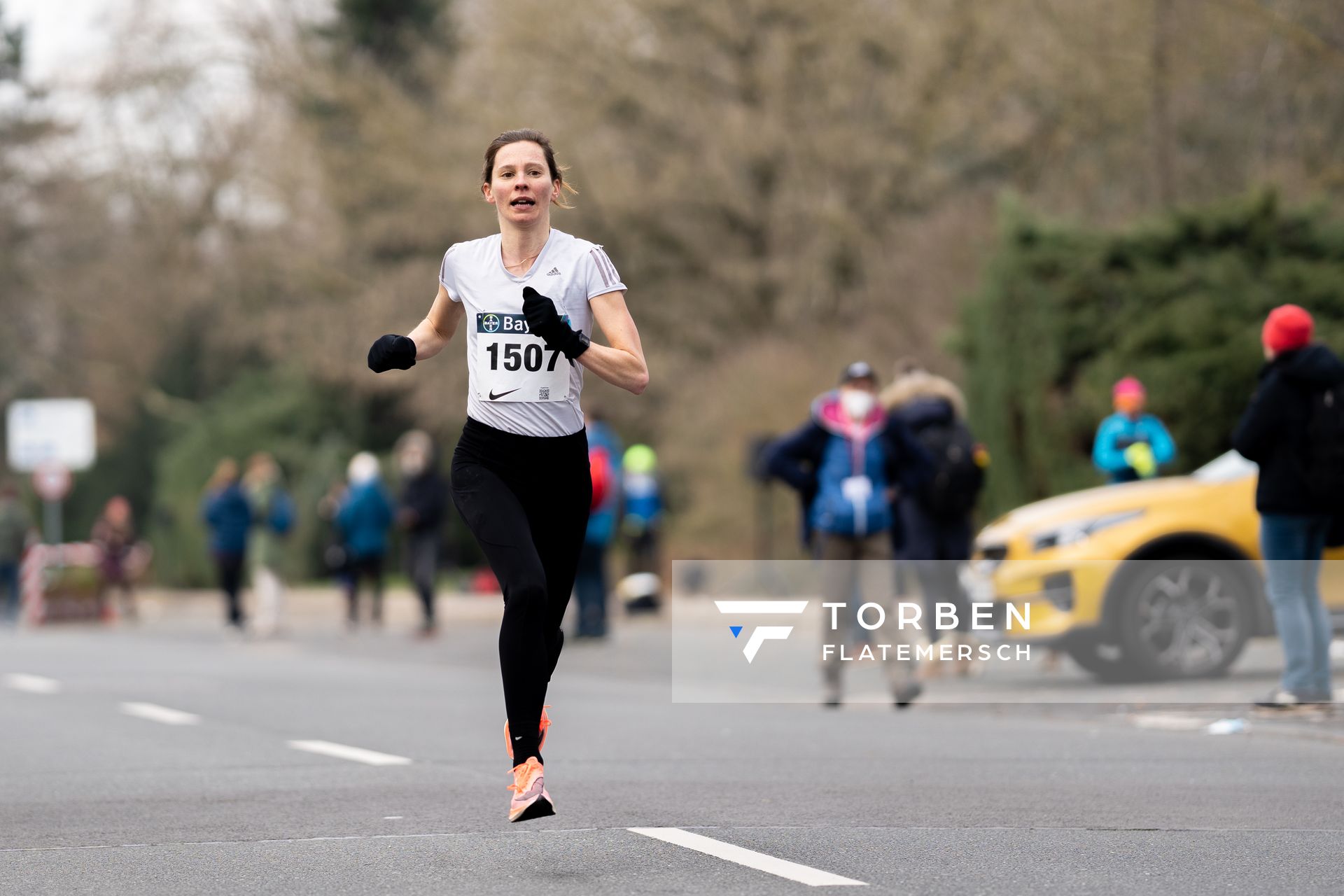 Victoria Brandt (LAC Olympia Berlin) am 06.03.2022 beim „Rund um das Bayer-Kreuz“ in Leverkusen