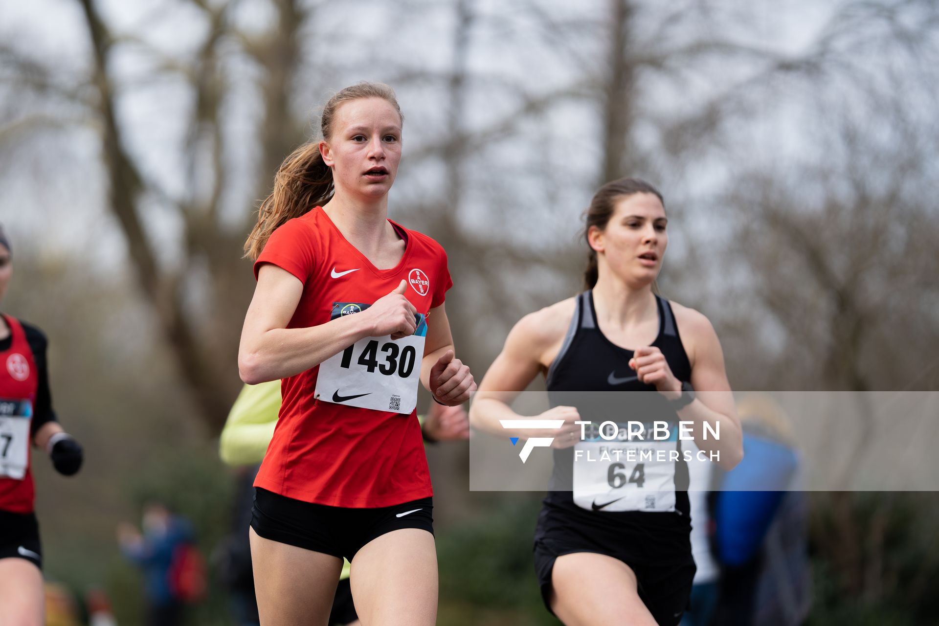 Berit Scheid (TSV Bayer 04 Leverkusen) am 06.03.2022 beim „Rund um das Bayer-Kreuz“ in Leverkusen