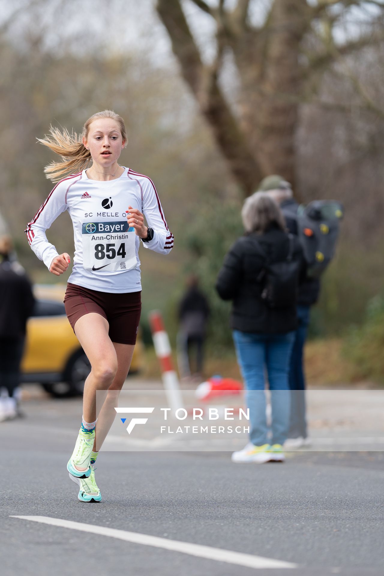 Ann-Christin Opitz (SC Melle 03) am 06.03.2022 beim „Rund um das Bayer-Kreuz“ in Leverkusen