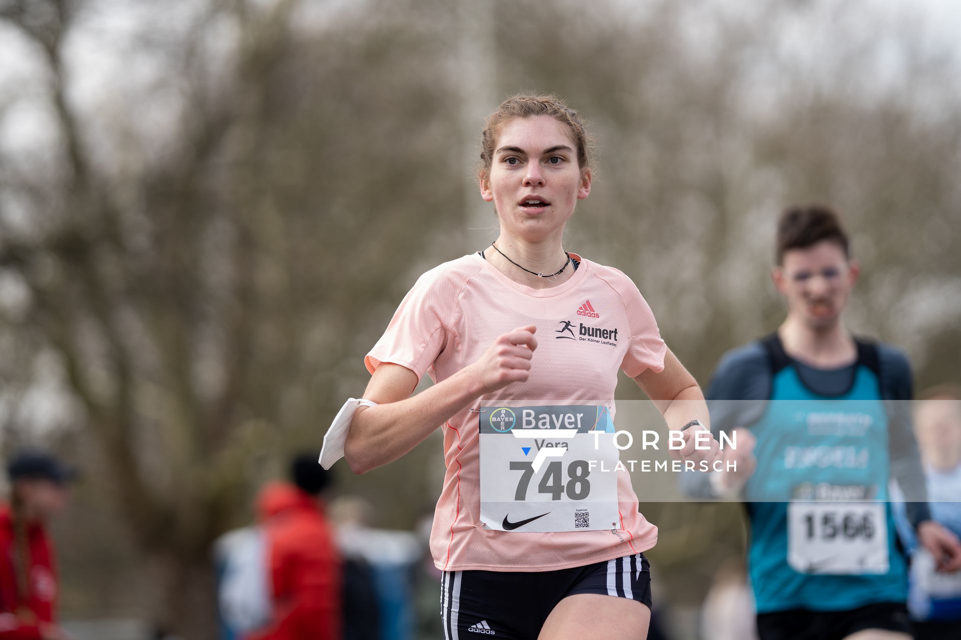 Vera Coutelier (ASV Koeln) am 06.03.2022 beim „Rund um das Bayer-Kreuz“ in Leverkusen