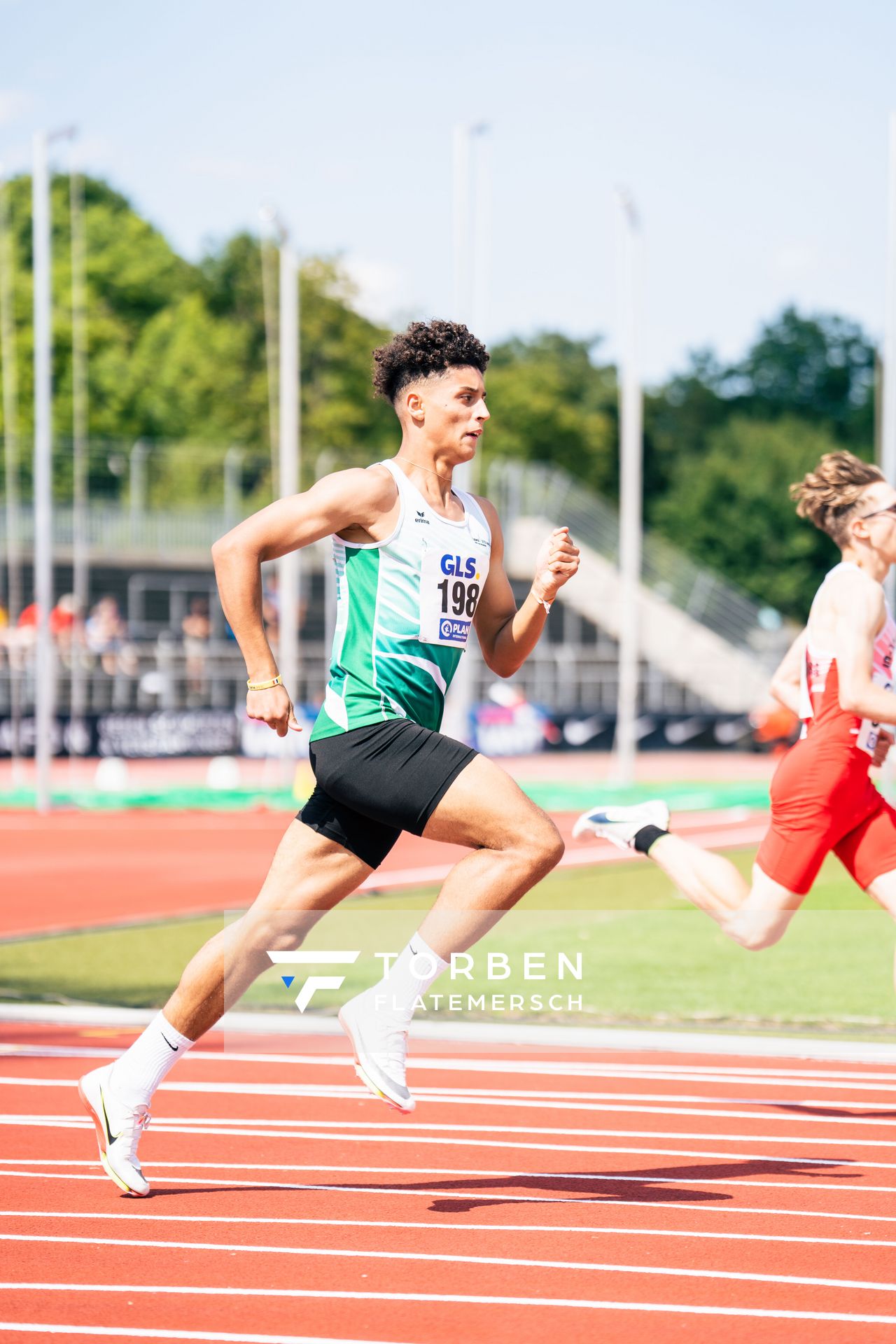 Alexandro Seiler (SV Preussen Berlin) am 15.07.2022 waehrend den deutschen Leichtathletik-Jugendmeisterschaften 2022 in Ulm