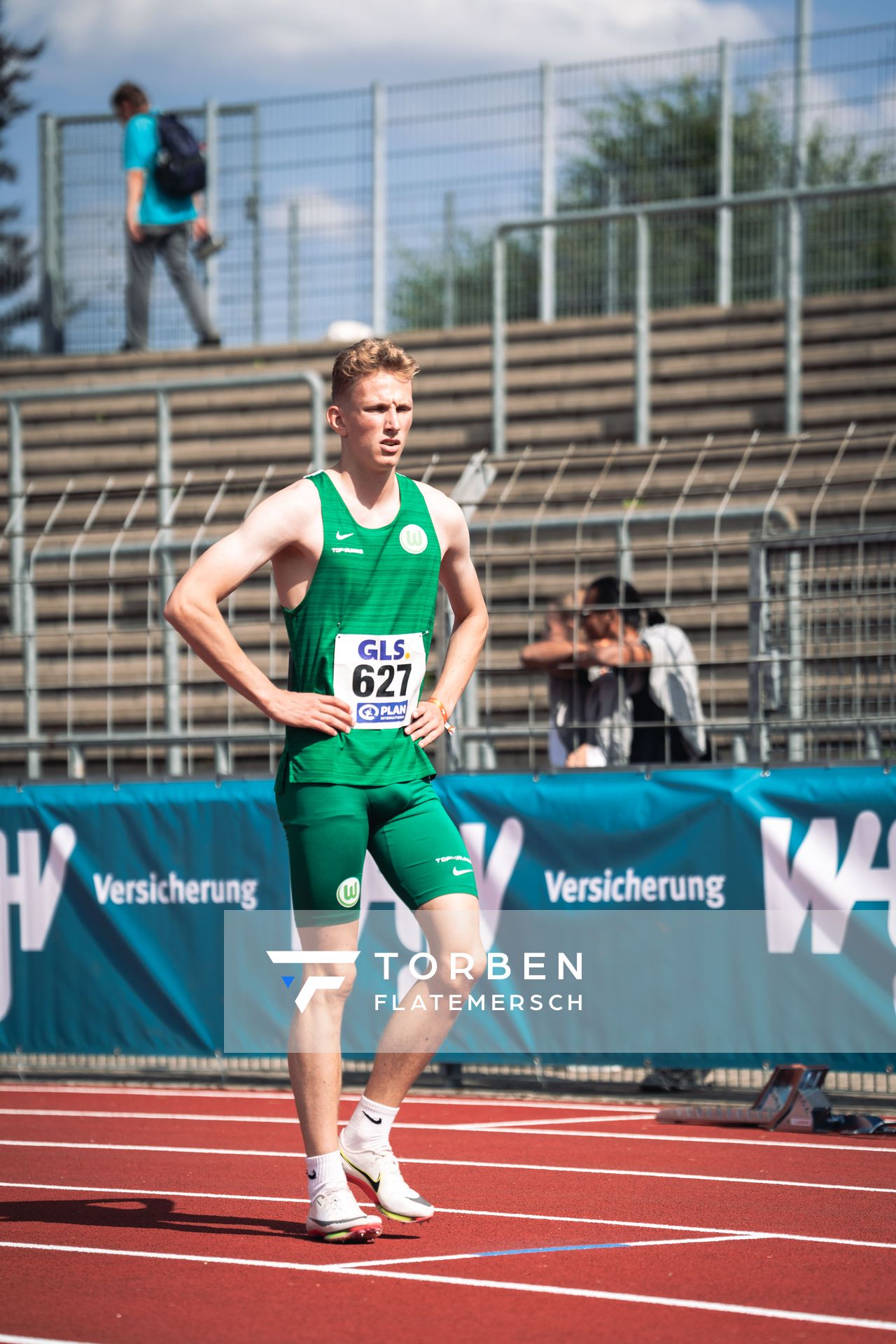Louis Quarata (VfL Wolfsburg) am 15.07.2022 waehrend den deutschen Leichtathletik-Jugendmeisterschaften 2022 in Ulm