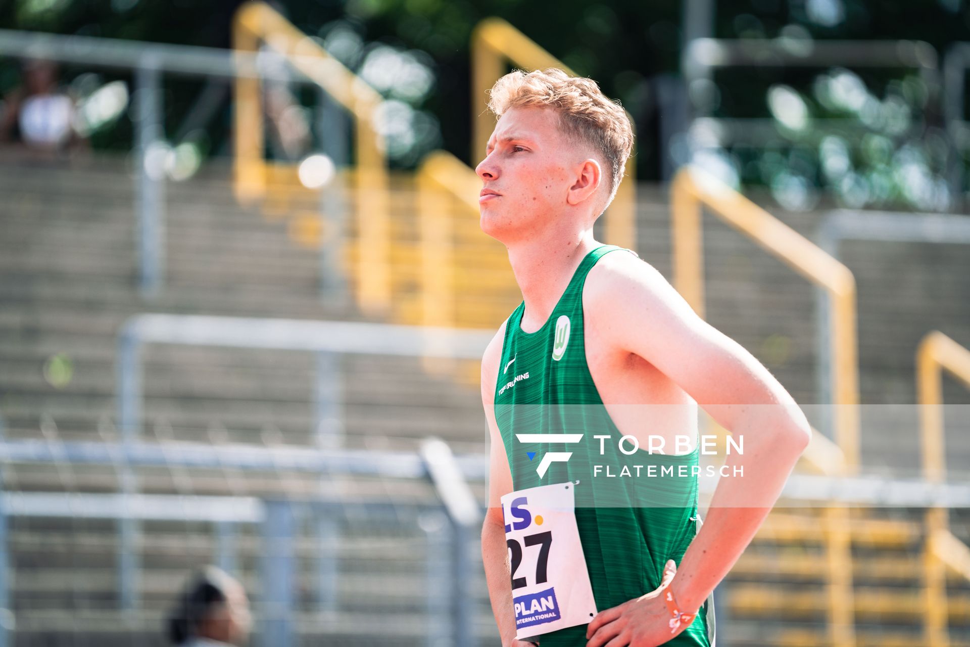 Louis Quarata (VfL Wolfsburg) am 15.07.2022 waehrend den deutschen Leichtathletik-Jugendmeisterschaften 2022 in Ulm