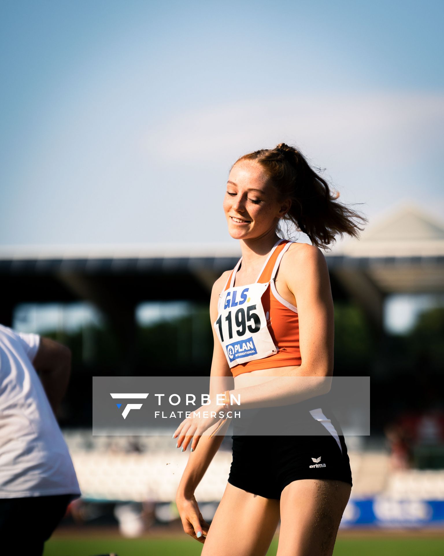 Lenia Kurrle (TSV Gomaringen) am 15.07.2022 waehrend den deutschen Leichtathletik-Jugendmeisterschaften 2022 in Ulm