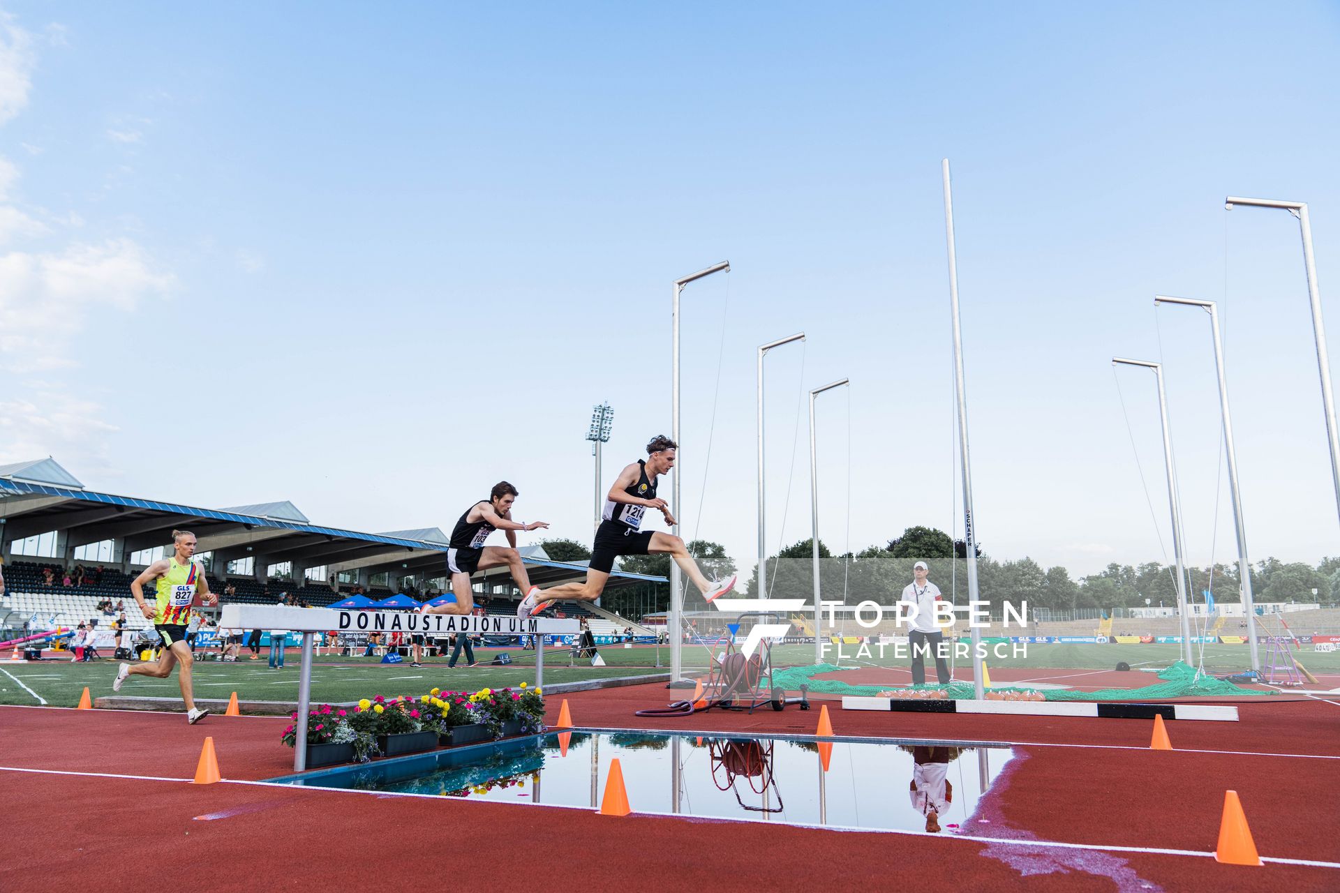 Kurt Lauer (LAZ Ludwigsburg) am 15.07.2022 waehrend den deutschen Leichtathletik-Jugendmeisterschaften 2022 in Ulm