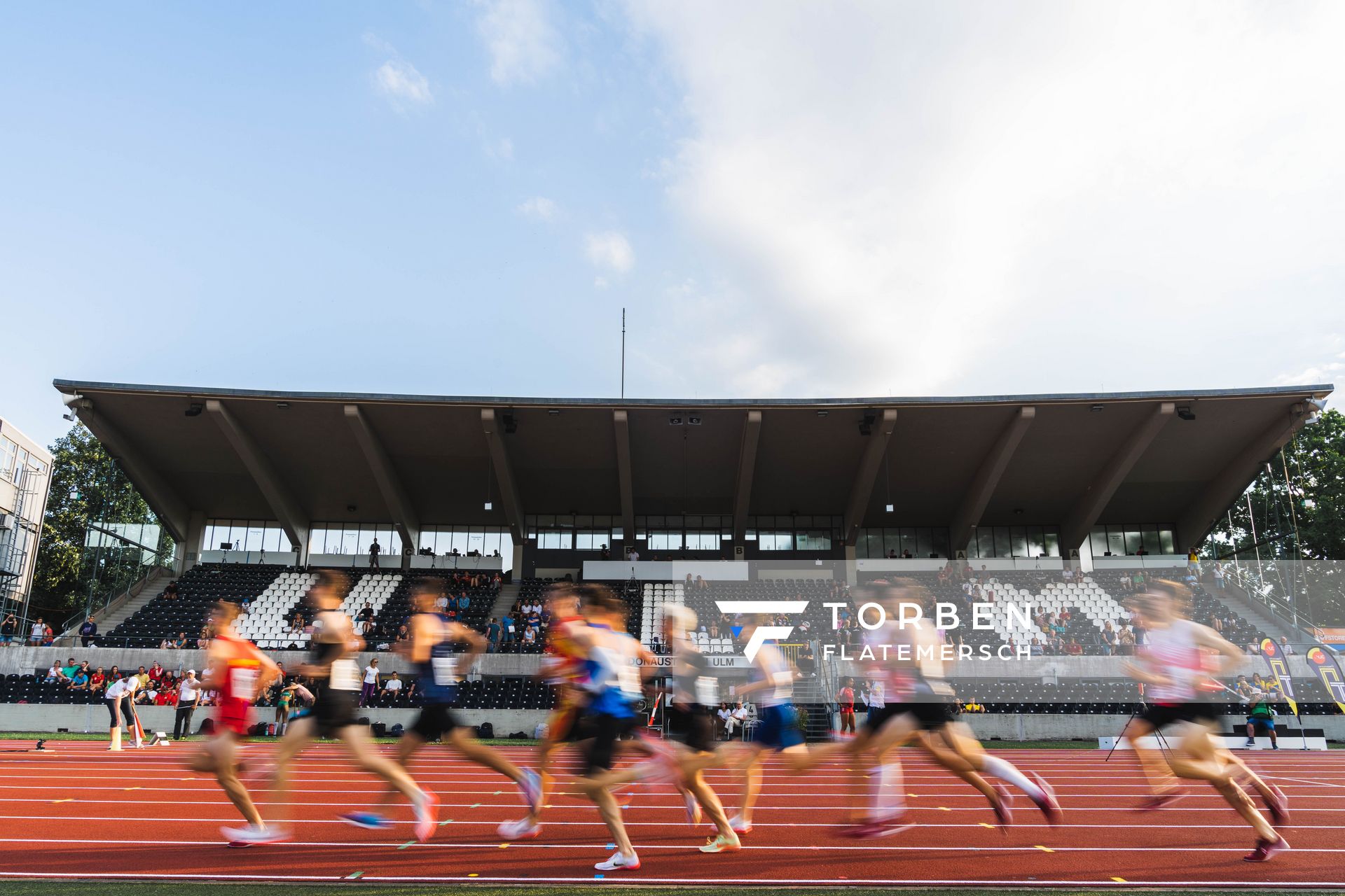 2000m Hindernis Laeufer vor der Tribuene am 15.07.2022 waehrend den deutschen Leichtathletik-Jugendmeisterschaften 2022 in Ulm