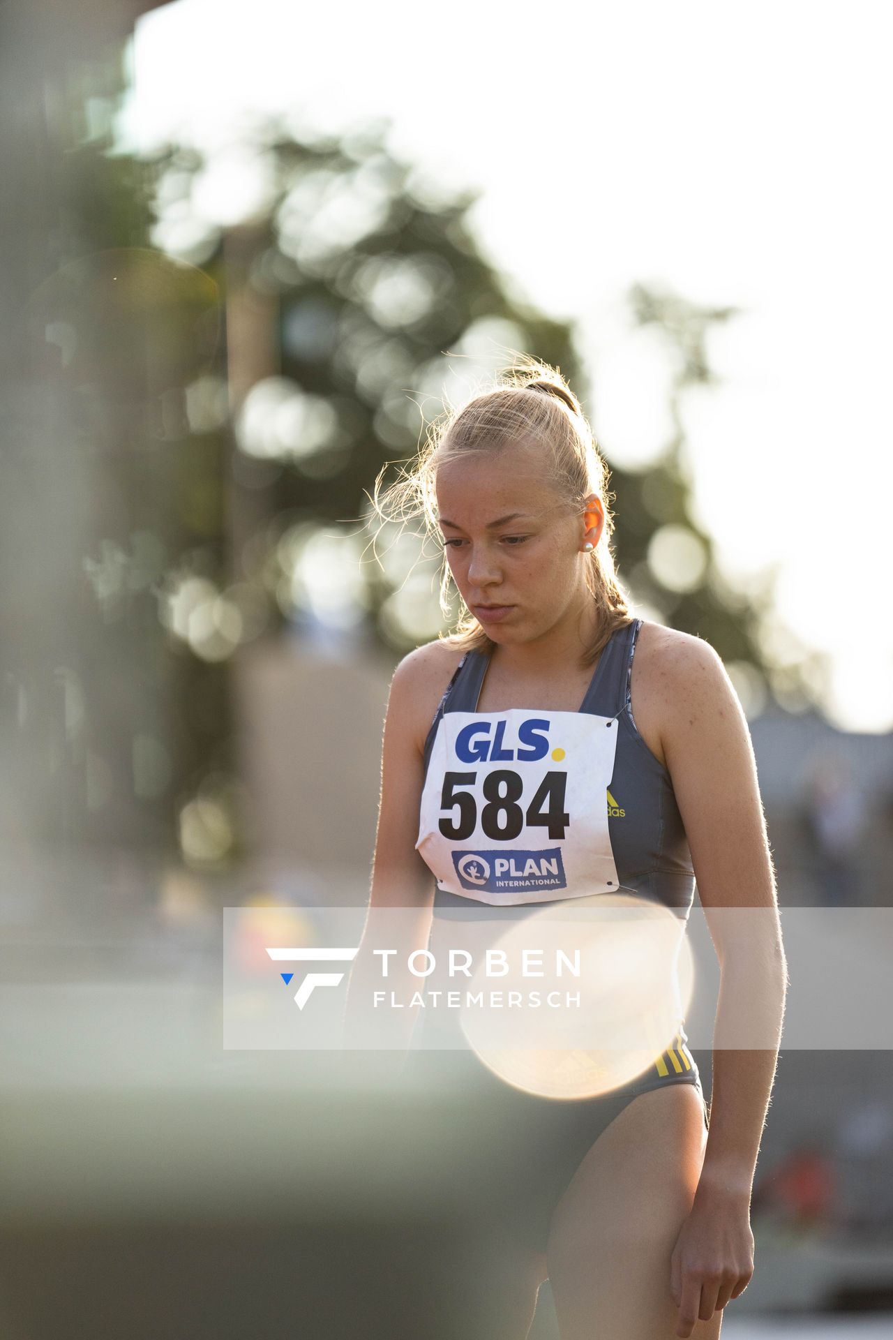 Carolin Hinrichs (VfL Loeningen) am 15.07.2022 waehrend den deutschen Leichtathletik-Jugendmeisterschaften 2022 in Ulm