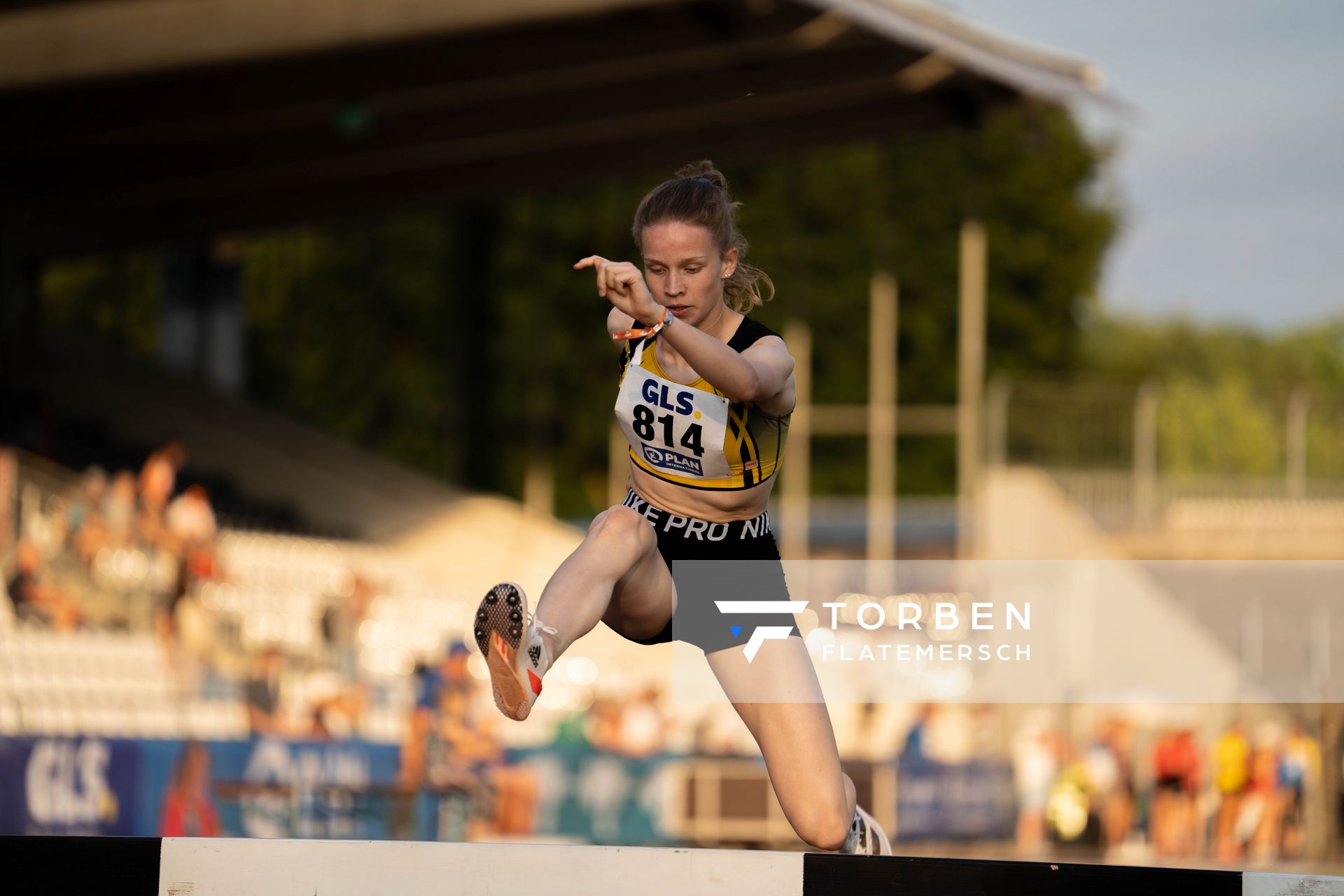 Adia Budde (TSV Altenholz) am 15.07.2022 waehrend den deutschen Leichtathletik-Jugendmeisterschaften 2022 in Ulm