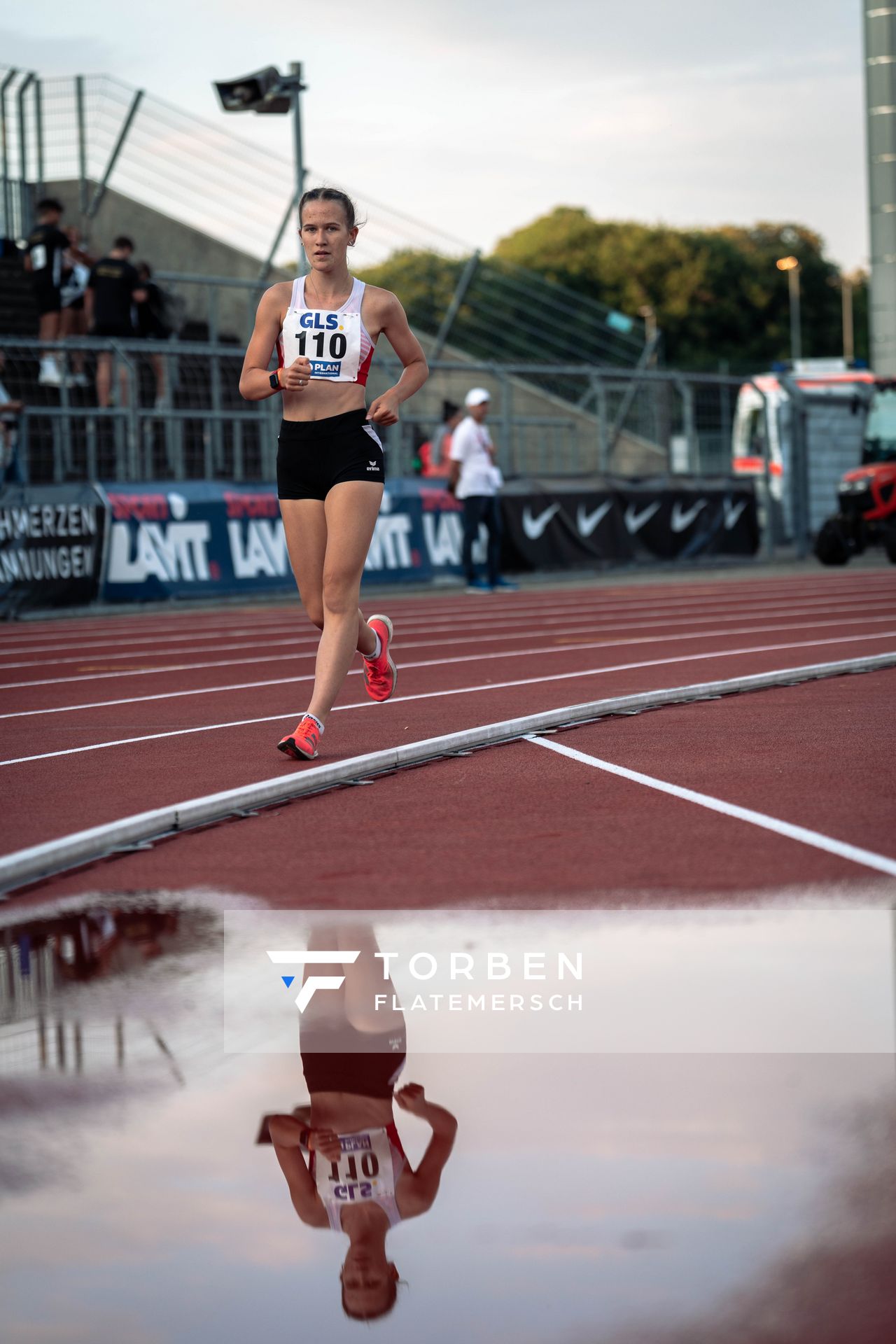 Lara Jolie Feigl (SC Potsdam) am 15.07.2022 waehrend den deutschen Leichtathletik-Jugendmeisterschaften 2022 in Ulm