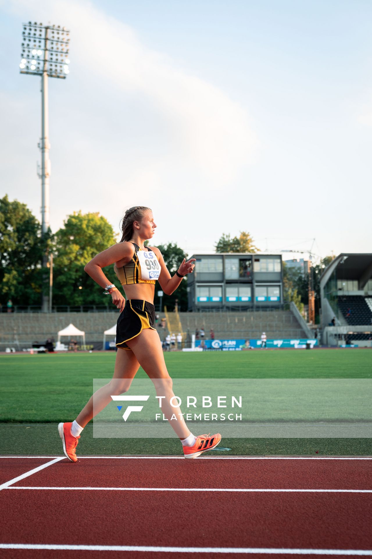 Kylie Garreis (LG Vogtland) am 15.07.2022 waehrend den deutschen Leichtathletik-Jugendmeisterschaften 2022 in Ulm