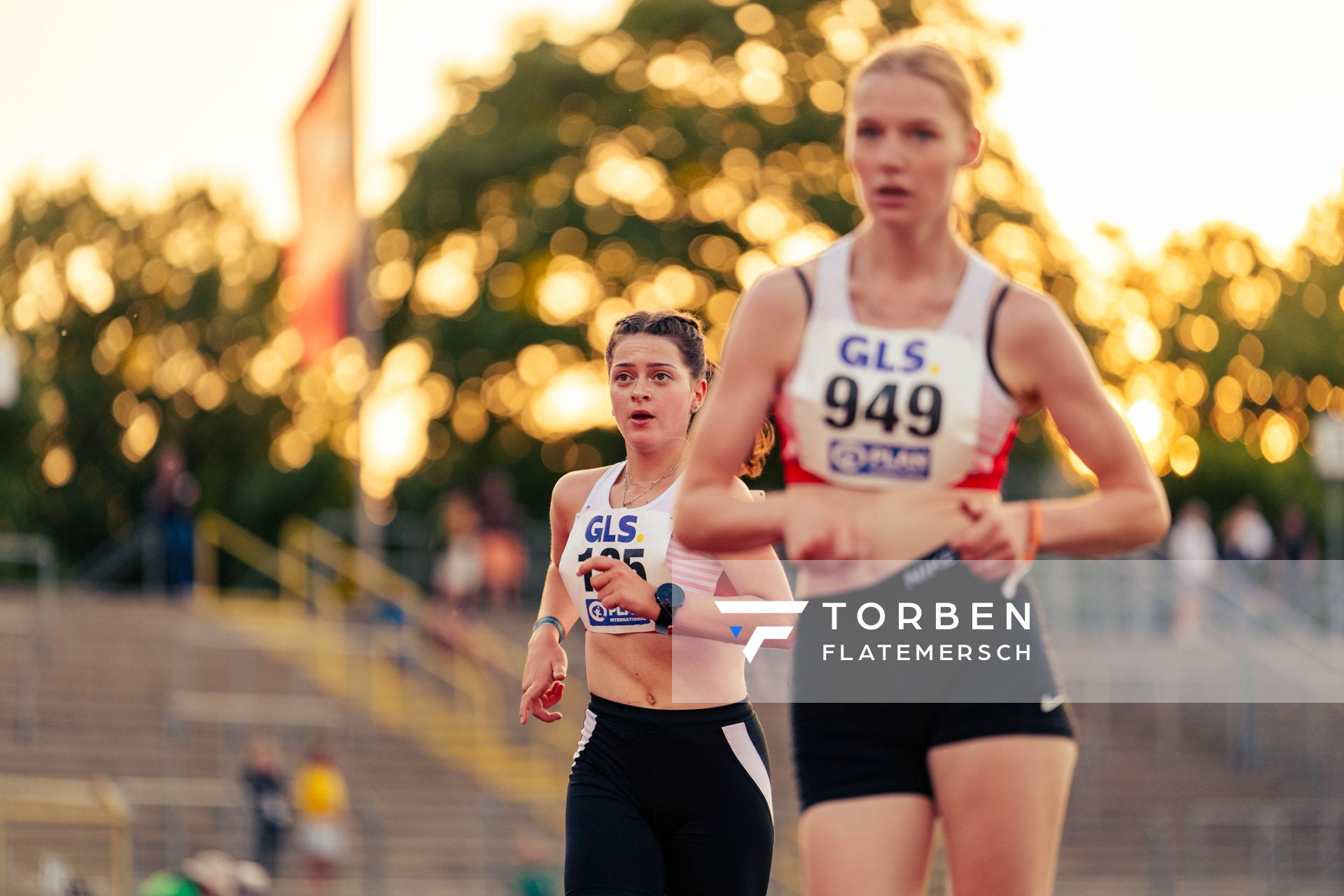 Lena Sonntag (SC Potsdam) am 15.07.2022 waehrend den deutschen Leichtathletik-Jugendmeisterschaften 2022 in Ulm