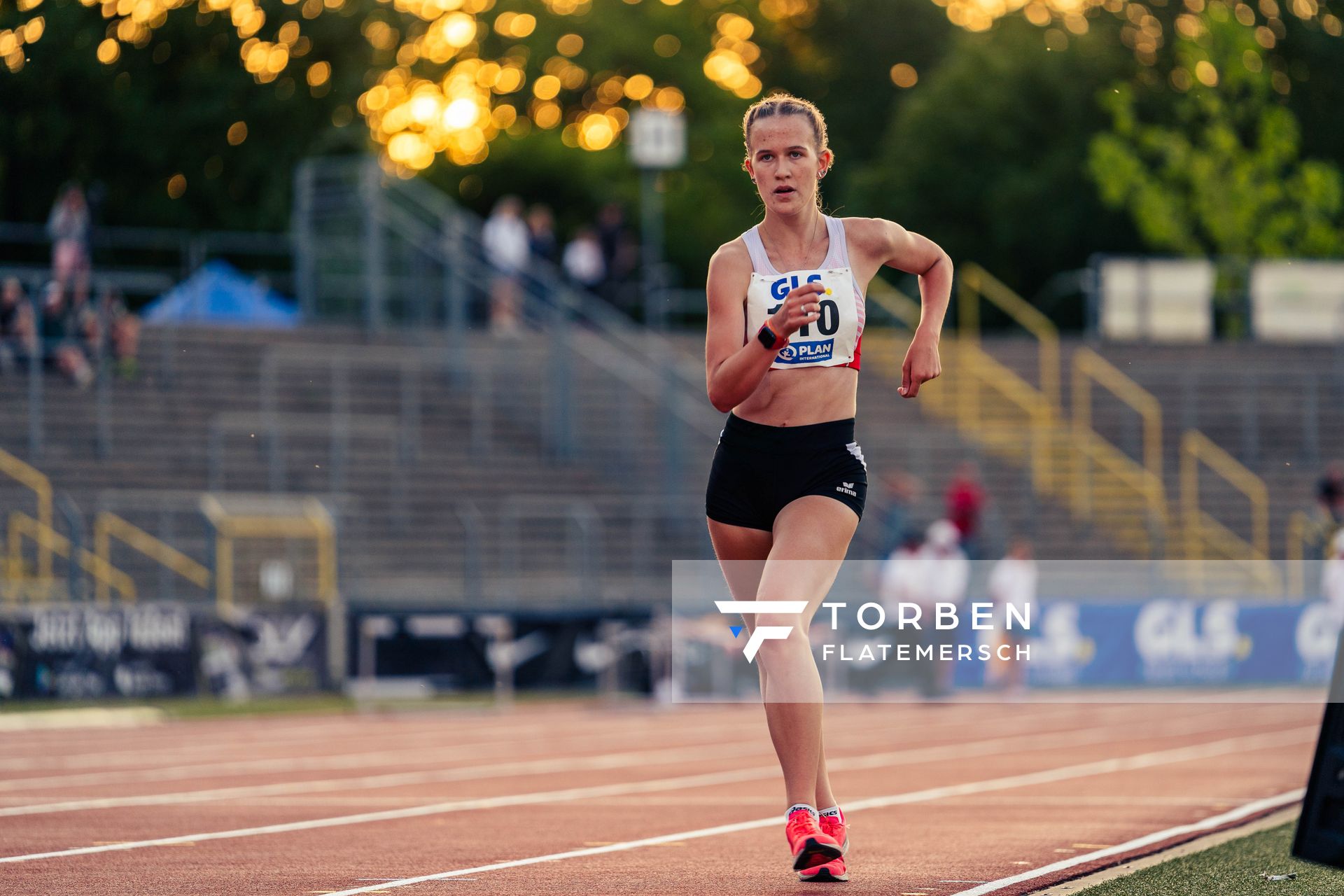 Lara Jolie Feigl (SC Potsdam) am 15.07.2022 waehrend den deutschen Leichtathletik-Jugendmeisterschaften 2022 in Ulm