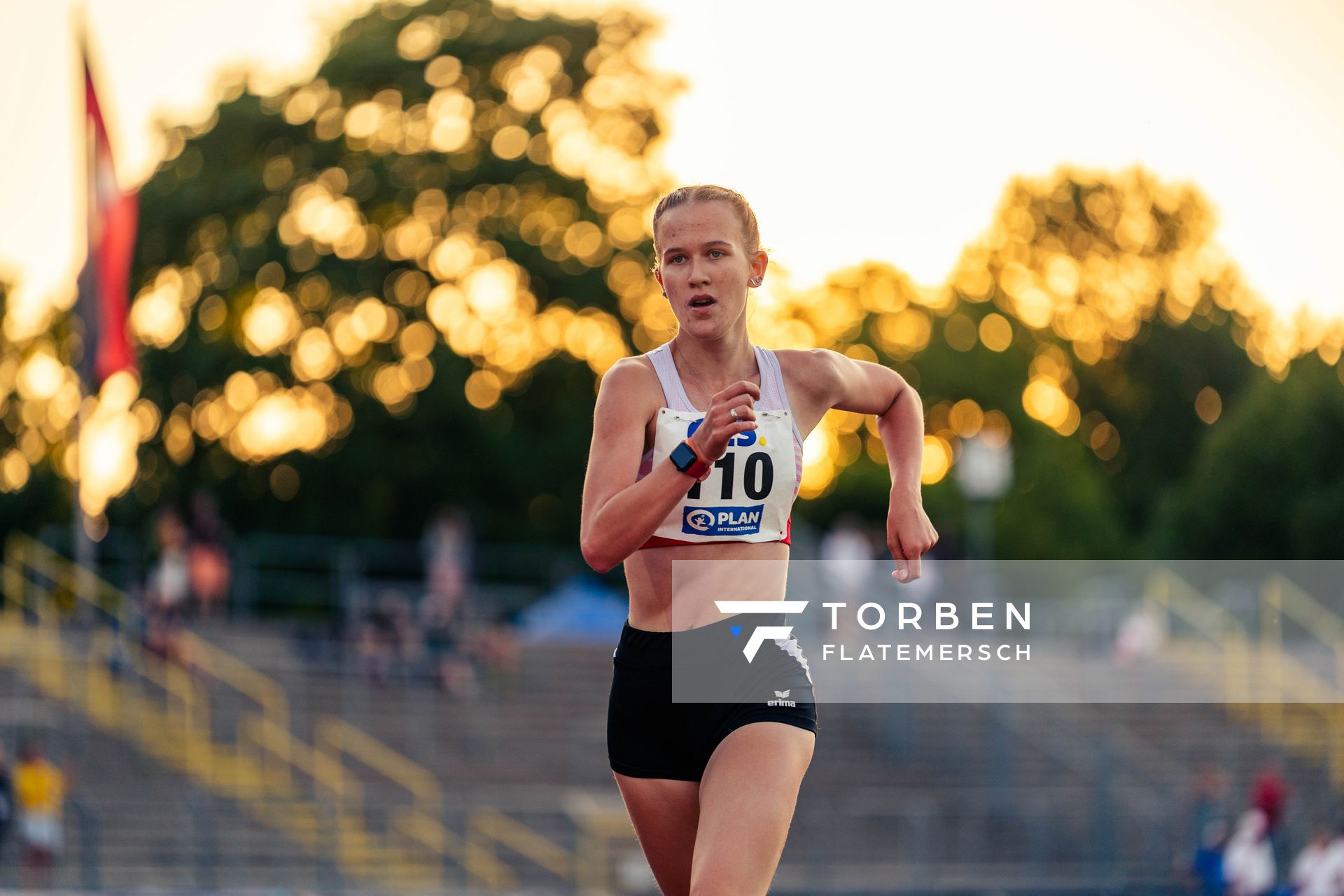 Lara Jolie Feigl (SC Potsdam) am 15.07.2022 waehrend den deutschen Leichtathletik-Jugendmeisterschaften 2022 in Ulm