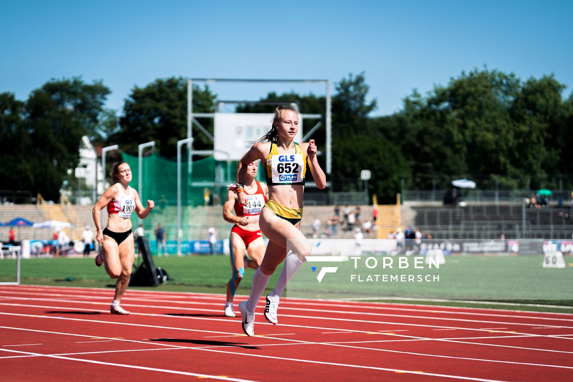 Viktoria Heising (TLV Germania Ueberruhr) am 16.07.2022 waehrend den deutschen Leichtathletik-Jugendmeisterschaften 2022 in Ulm