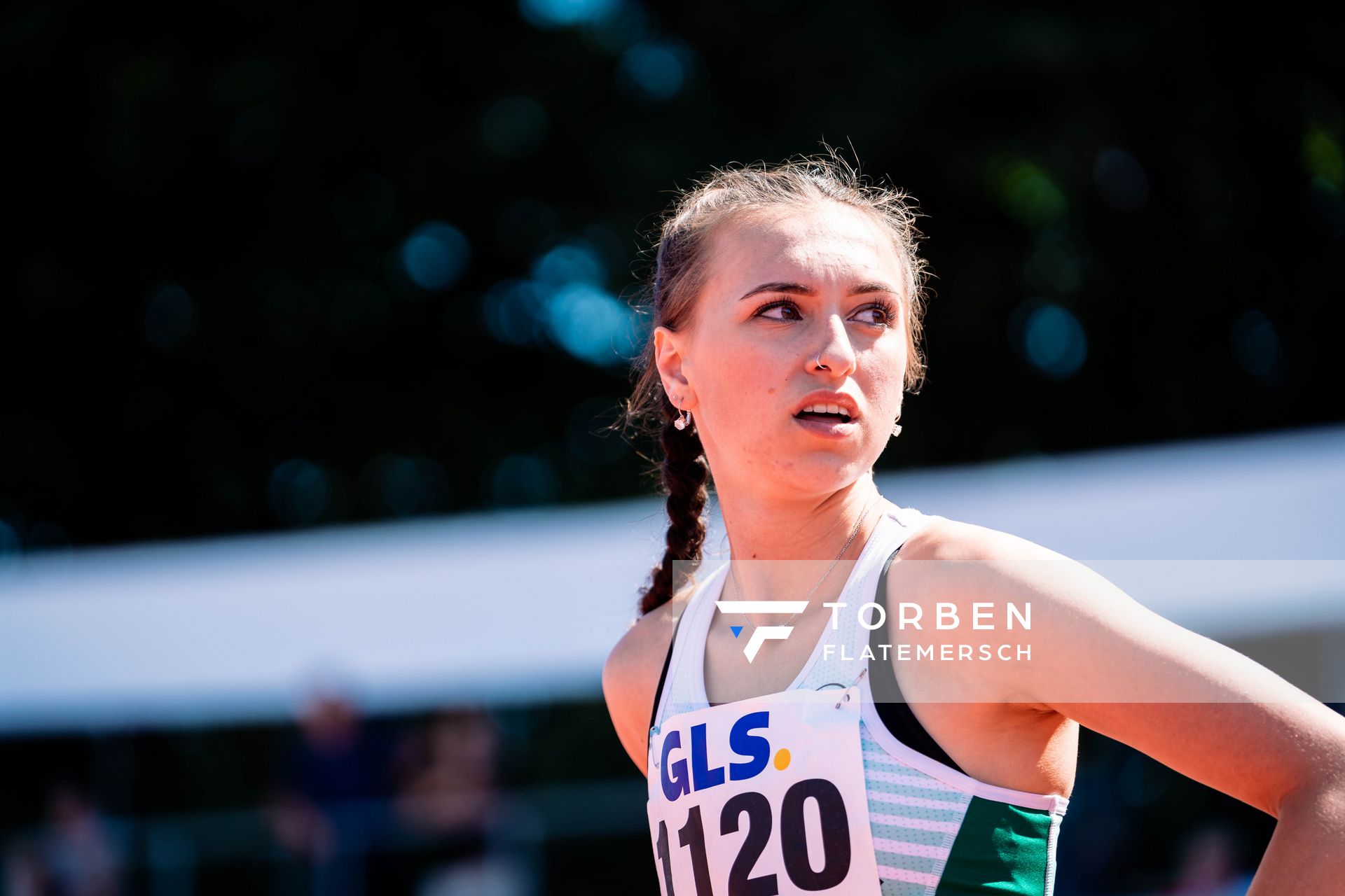 Joana Herrmann (SV Teuto Riesenbeck) im Hochsprung am 16.07.2022 waehrend den deutschen Leichtathletik-Jugendmeisterschaften 2022 in Ulm