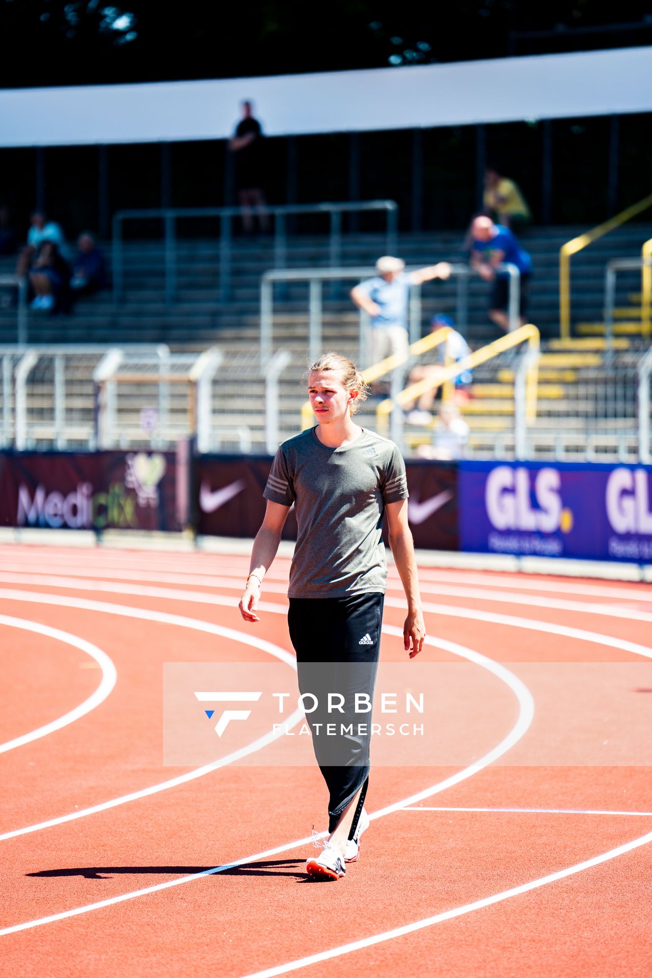 Max Husemann (Eintracht Hildesheim) am 16.07.2022 waehrend den deutschen Leichtathletik-Jugendmeisterschaften 2022 in Ulm