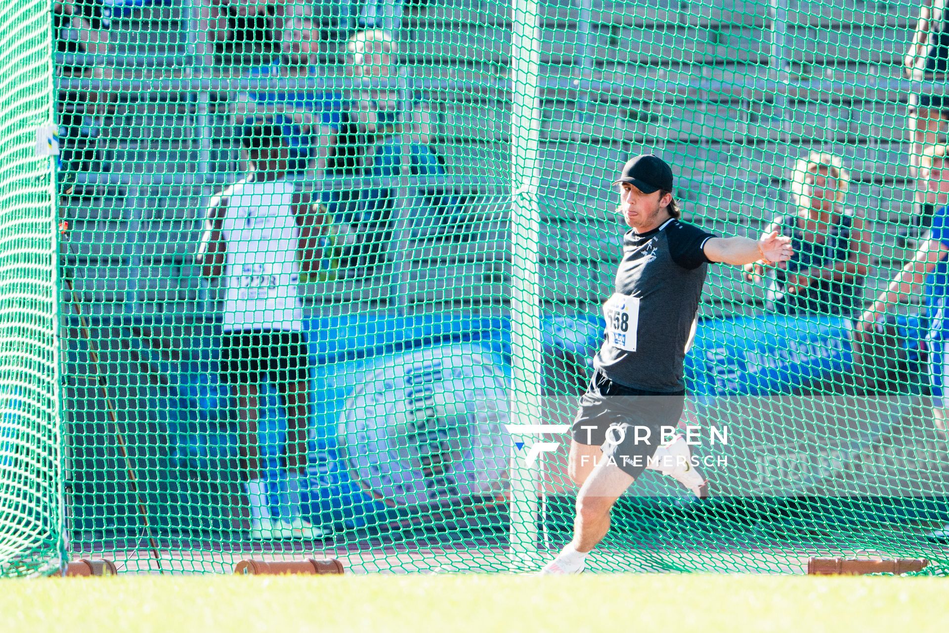 William Wolzenburg (SV Georgsheil) am 16.07.2022 waehrend den deutschen Leichtathletik-Jugendmeisterschaften 2022 in Ulm