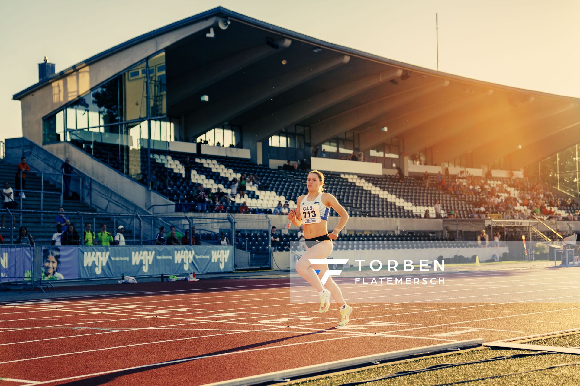 Emie Lotta Berger (mettmann-sport) am 16.07.2022 waehrend den deutschen Leichtathletik-Jugendmeisterschaften 2022 in Ulm