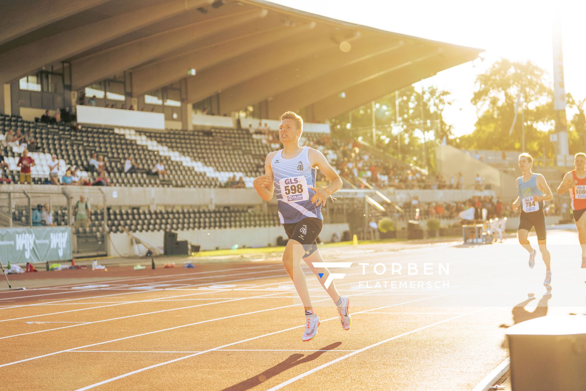 Jonas Kulgemeyer (OTB Osnabrueck) am 16.07.2022 waehrend den deutschen Leichtathletik-Jugendmeisterschaften 2022 in Ulm