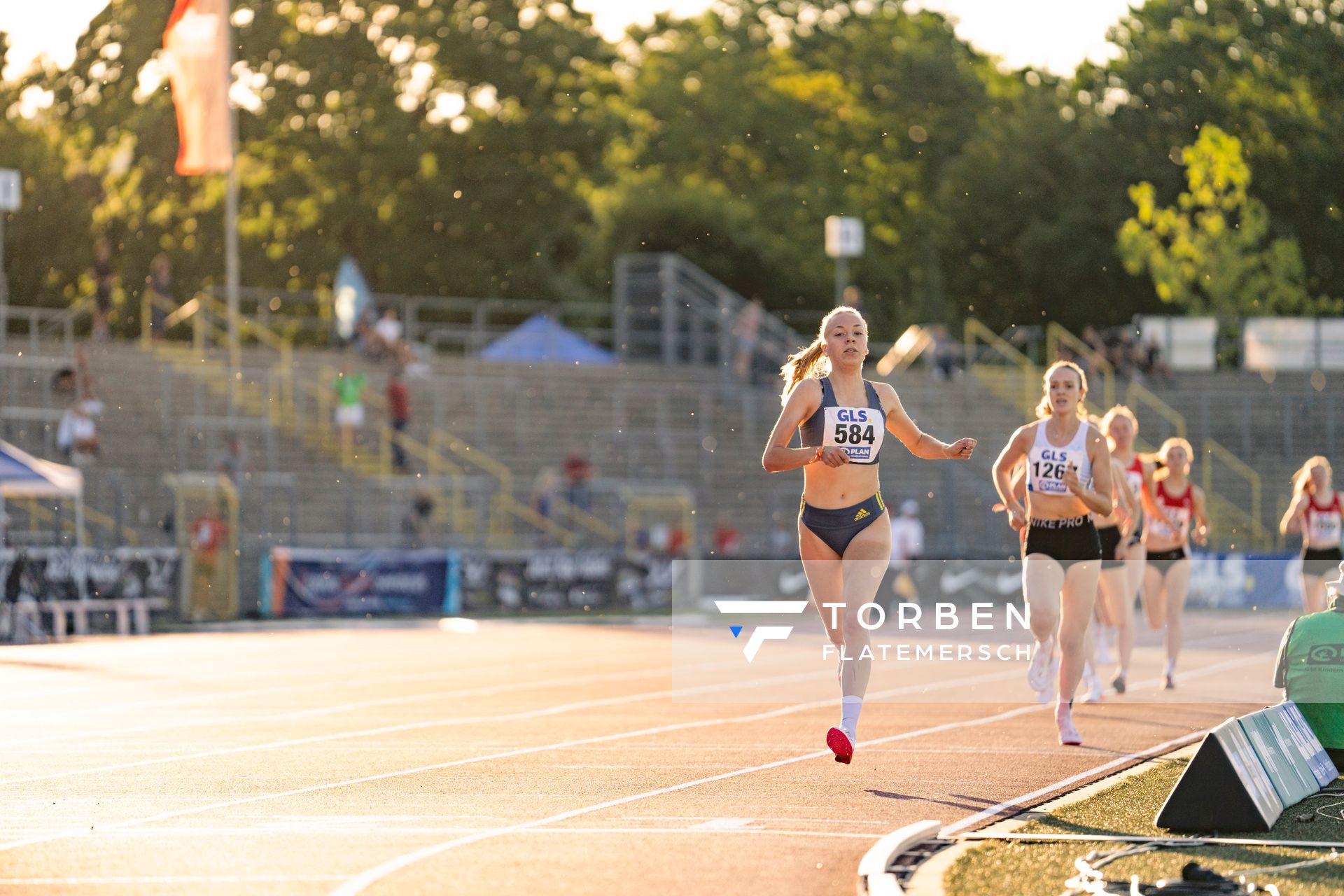 Carolin Hinrichs (VfL Loeningen) am 16.07.2022 waehrend den deutschen Leichtathletik-Jugendmeisterschaften 2022 in Ulm