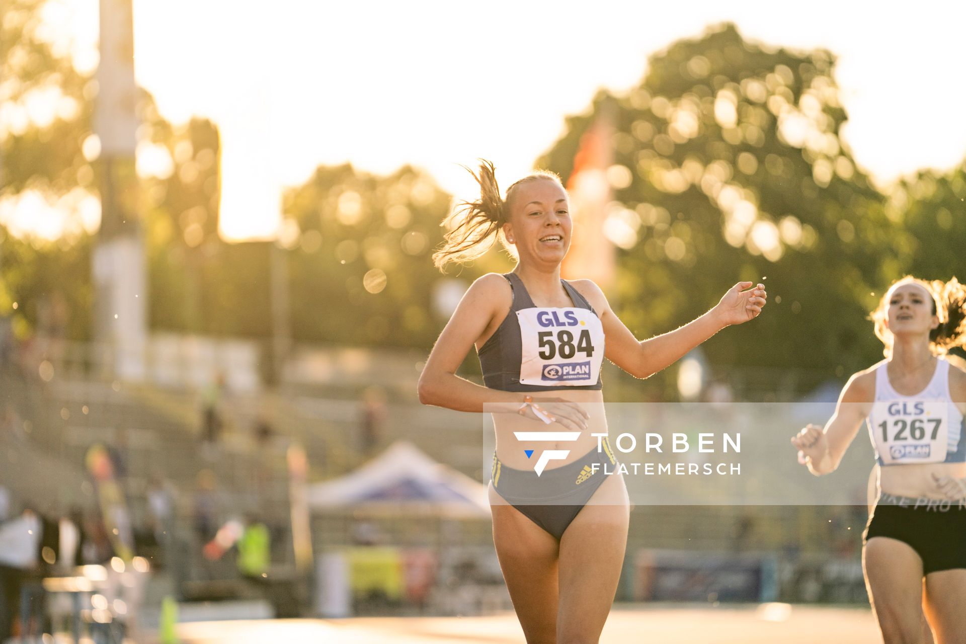 Carolin Hinrichs (VfL Loeningen) am 16.07.2022 waehrend den deutschen Leichtathletik-Jugendmeisterschaften 2022 in Ulm