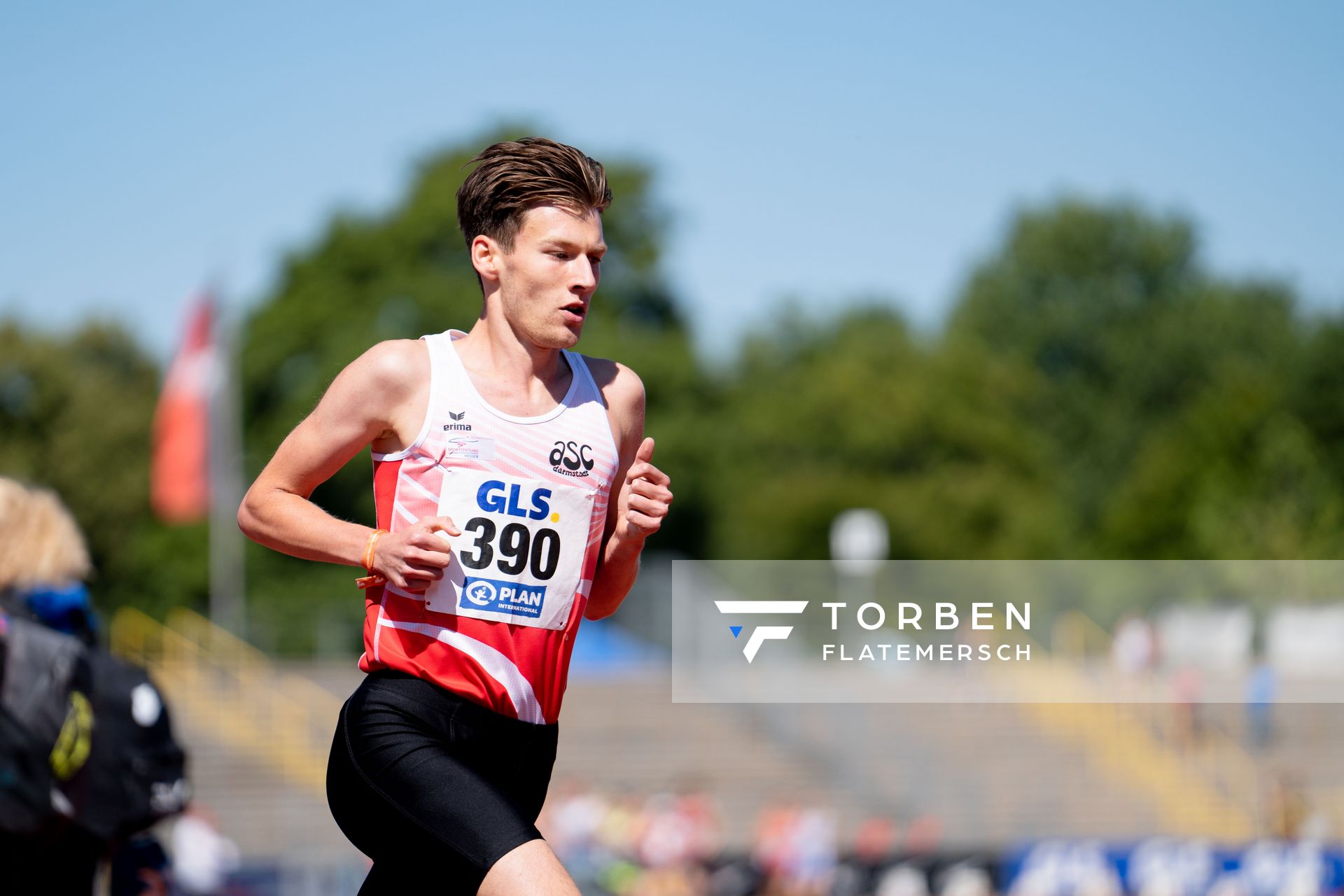 Christoph Schrick (ASC Darmstadt) am 17.07.2022 waehrend den deutschen Leichtathletik-Jugendmeisterschaften 2022 in Ulm