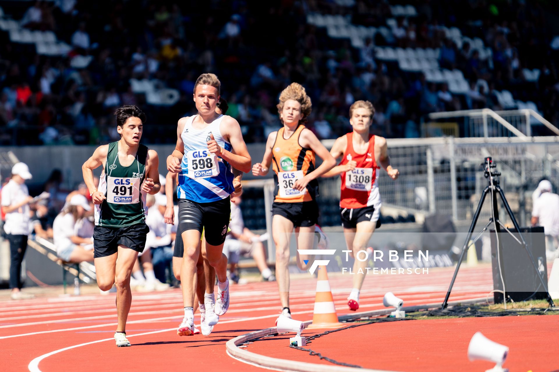 Jonas Kulgemeyer (OTB Osnabrueck) am 17.07.2022 waehrend den deutschen Leichtathletik-Jugendmeisterschaften 2022 in Ulm