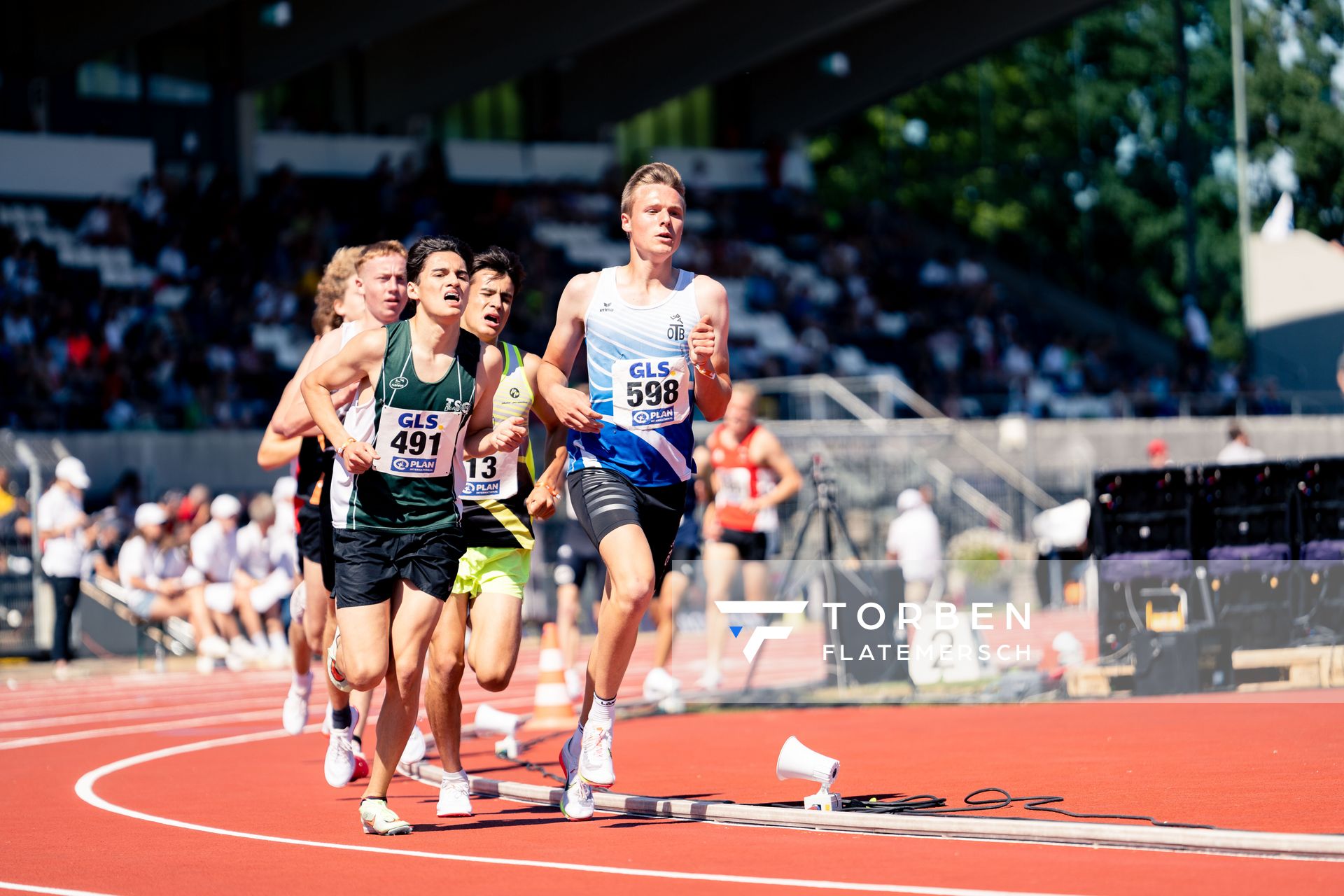 Jonas Kulgemeyer (OTB Osnabrueck) am 17.07.2022 waehrend den deutschen Leichtathletik-Jugendmeisterschaften 2022 in Ulm