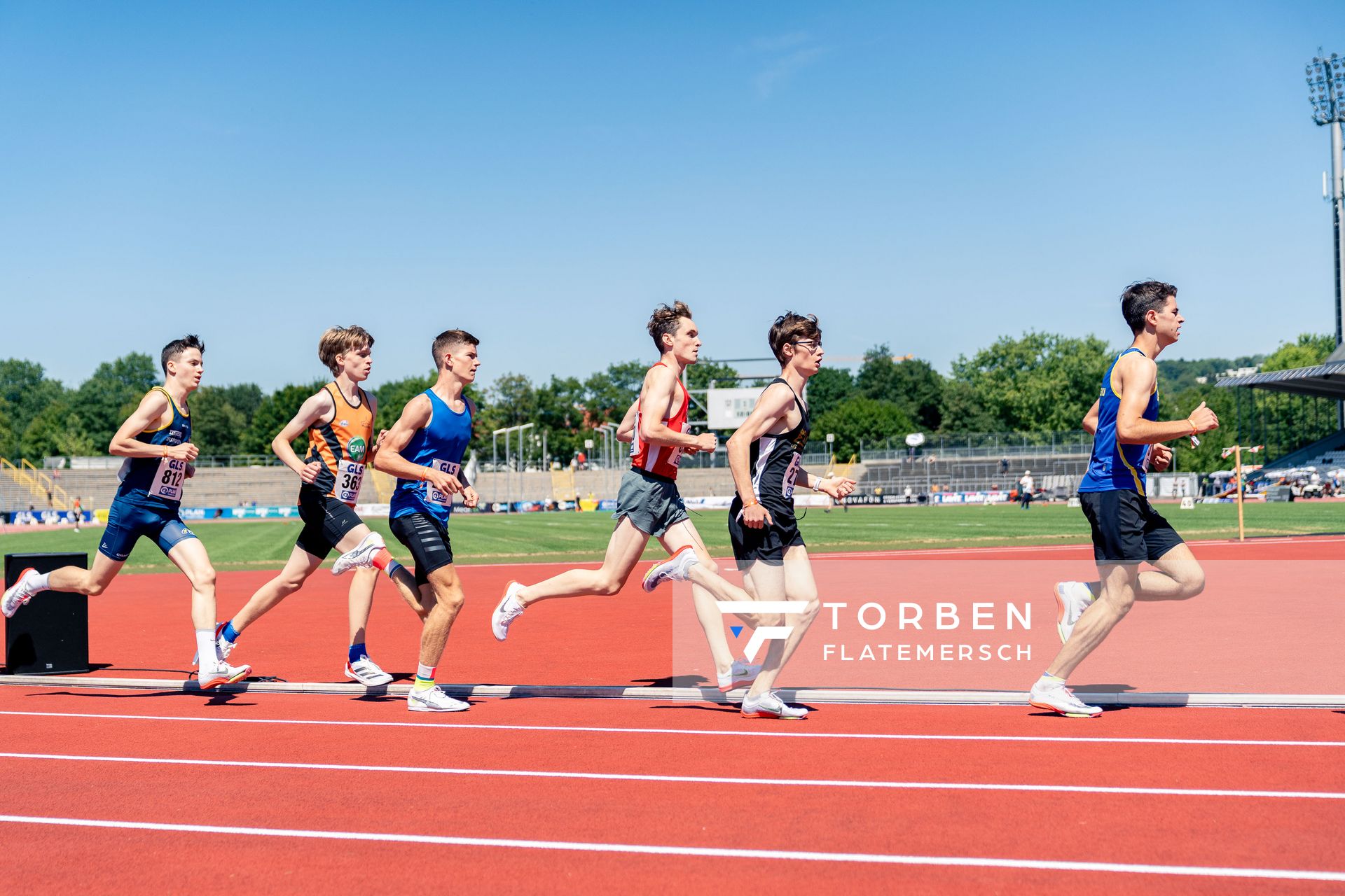 Gabriel Husson (Aachener TG) am 17.07.2022 waehrend den deutschen Leichtathletik-Jugendmeisterschaften 2022 in Ulm