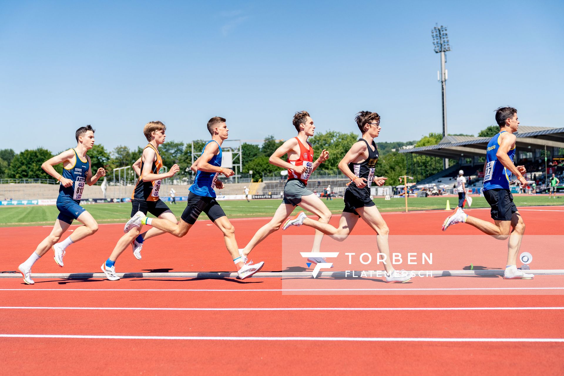 Gabriel Husson (Aachener TG) am 17.07.2022 waehrend den deutschen Leichtathletik-Jugendmeisterschaften 2022 in Ulm