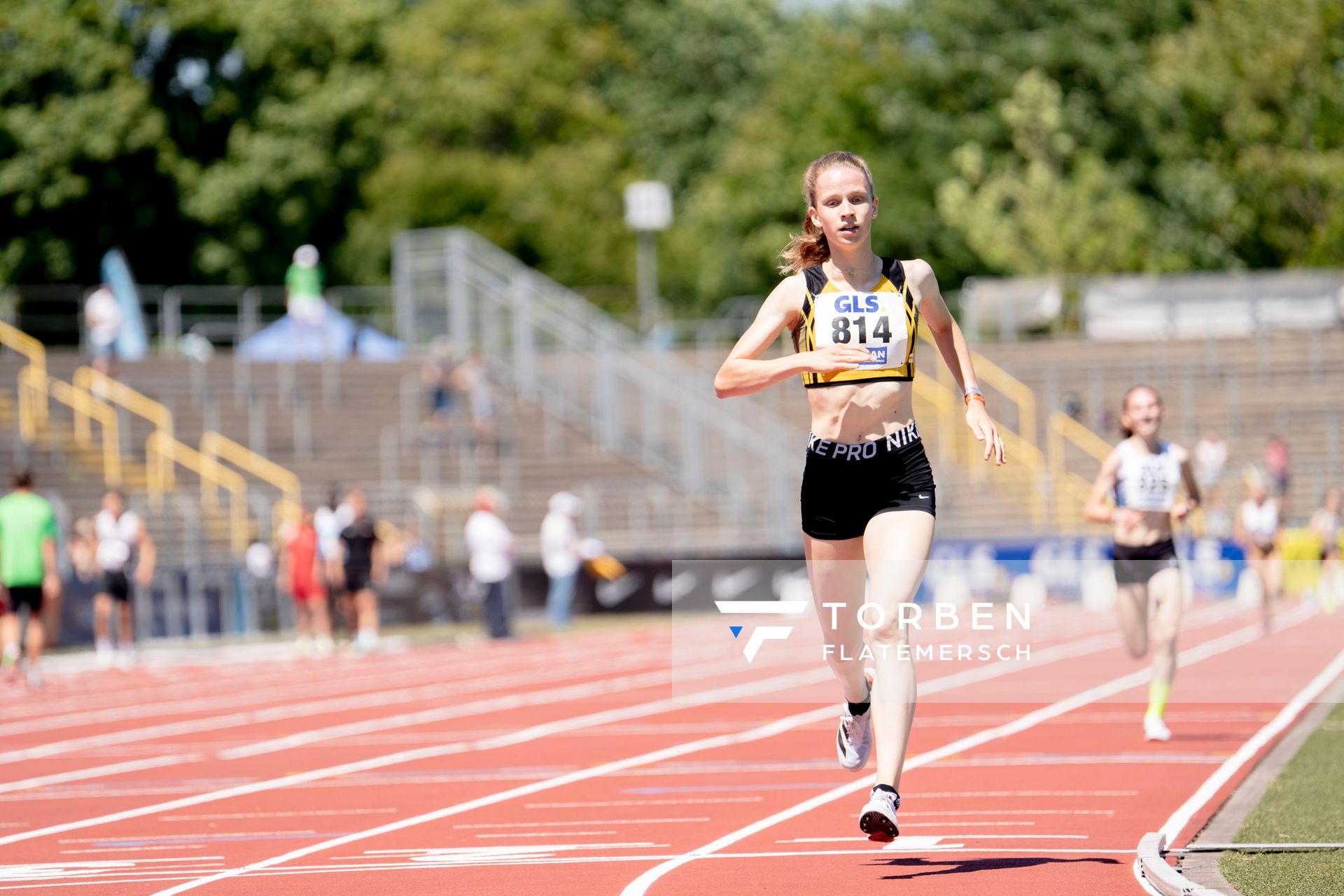 Adia Budde (TSV Altenholz) am 17.07.2022 waehrend den deutschen Leichtathletik-Jugendmeisterschaften 2022 in Ulm