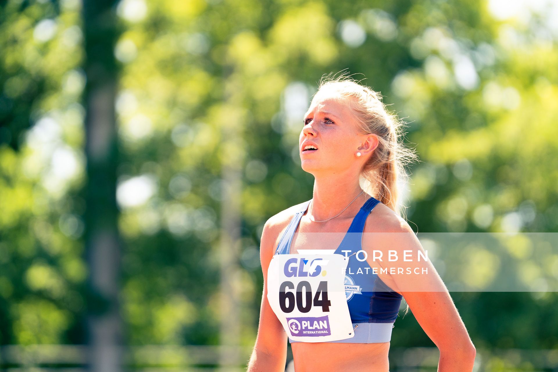 Veronique Quednau (Rukeli Trollmann e. V.) beim Speerwurf am 17.07.2022 waehrend den deutschen Leichtathletik-Jugendmeisterschaften 2022 in Ulm