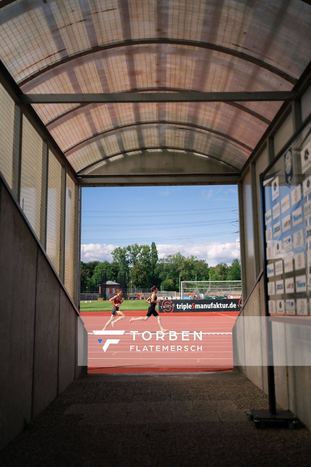 Samuel Blake (Eintracht Frankfurt e.V.), Sven Wagner (Koenigsteiner LV) am 06.08.2022 beim Lohrheide-Meeting im Lohrheidestadion in Bochum-Wattenscheid