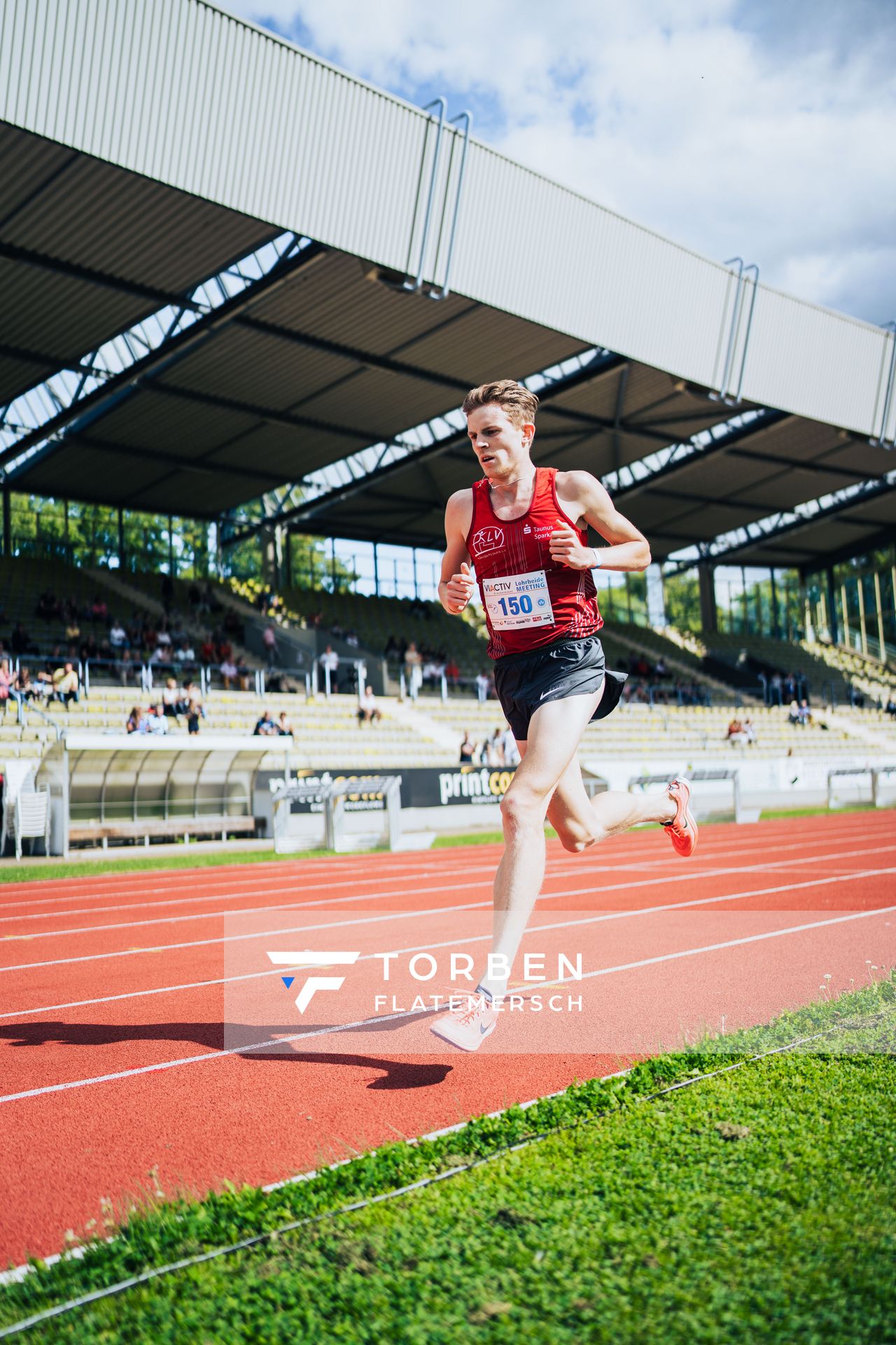 Sven Wagner (Koenigsteiner LV) ueber 3000m am 06.08.2022 beim Lohrheide-Meeting im Lohrheidestadion in Bochum-Wattenscheid