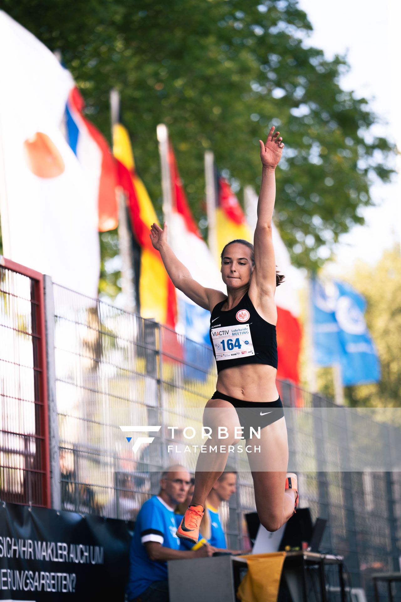 Sophie Ullrich (Eintracht Frankfurt e.V.) im Dreisprung am 06.08.2022 beim Lohrheide-Meeting im Lohrheidestadion in Bochum-Wattenscheid